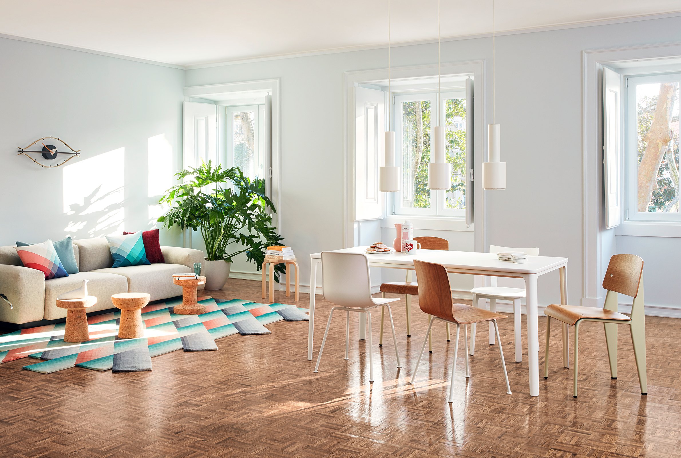 HAL Ply Tube, Light Oak, Basic dark, Without Seat Cover | Vitra
