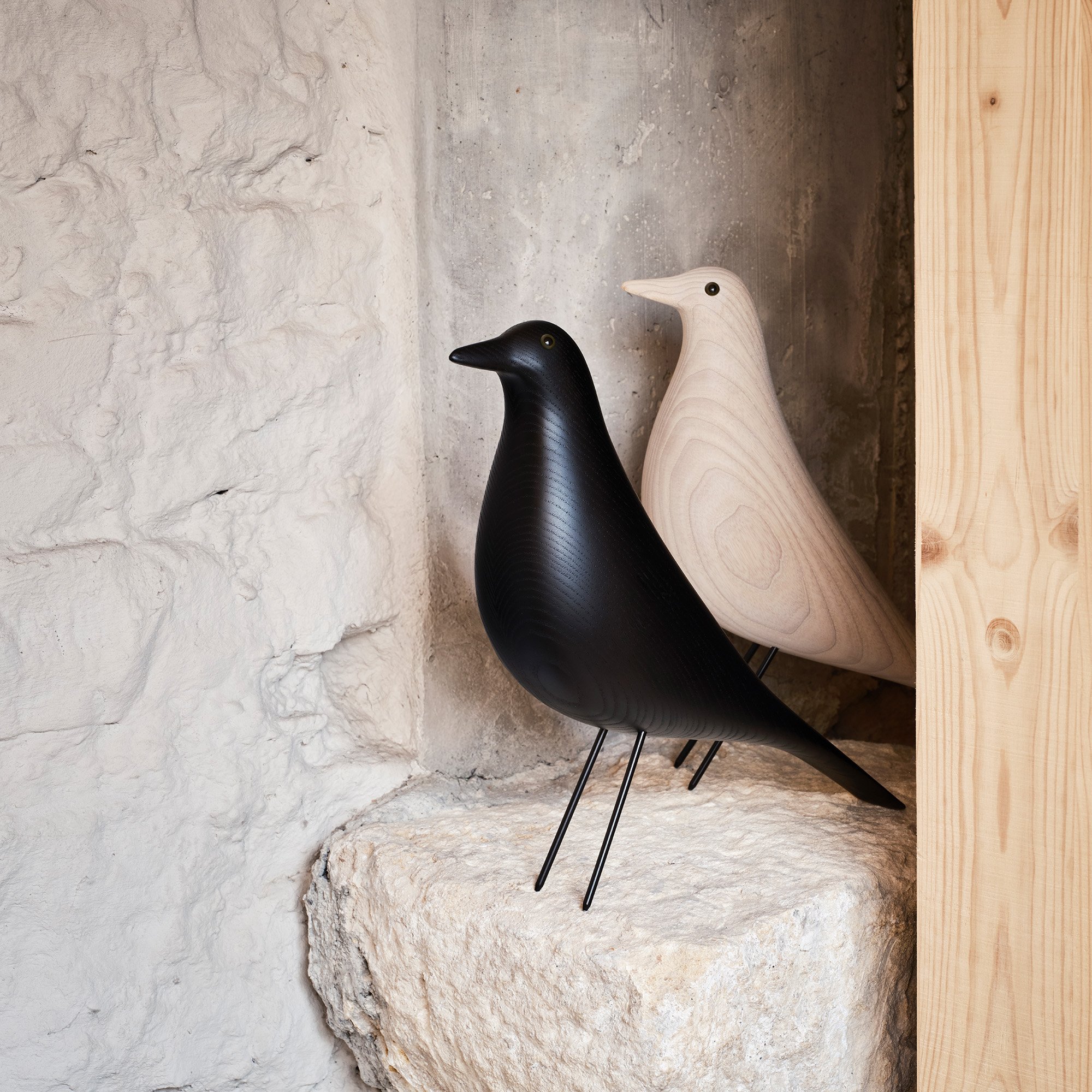 Eames House Bird , Ash cotton white, oiled | Vitra | by Charles