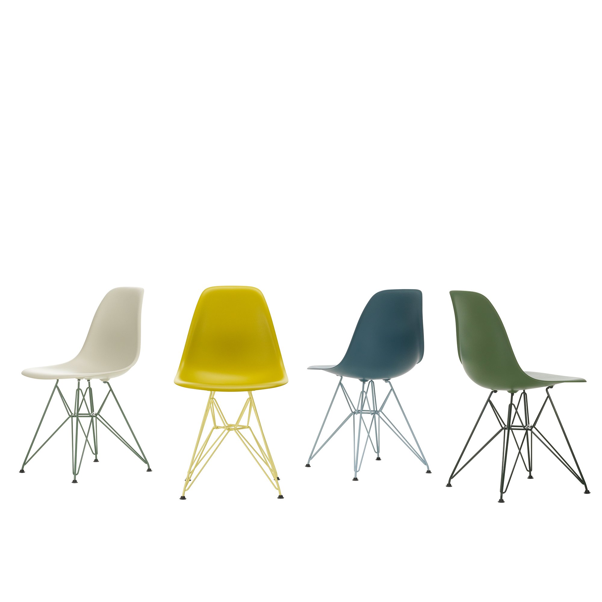 Eames 2piece plastic chair DCM イームズ Eames Molded Plastic Dining Chair Product Images - Side Chair