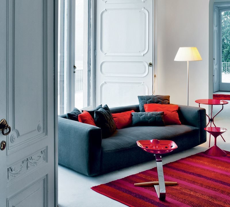 Stool Mezzadro, Red | Zanotta | Stools - Designer furniture from smow