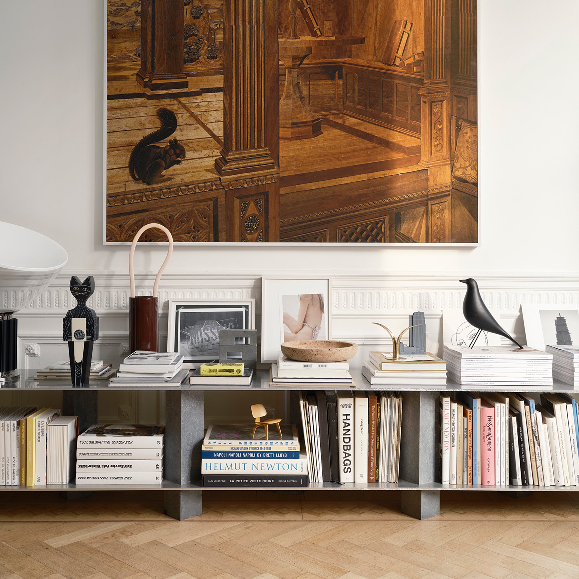Wooden Dolls Cat & Dog, Dog large | Vitra | by Alexander Girard