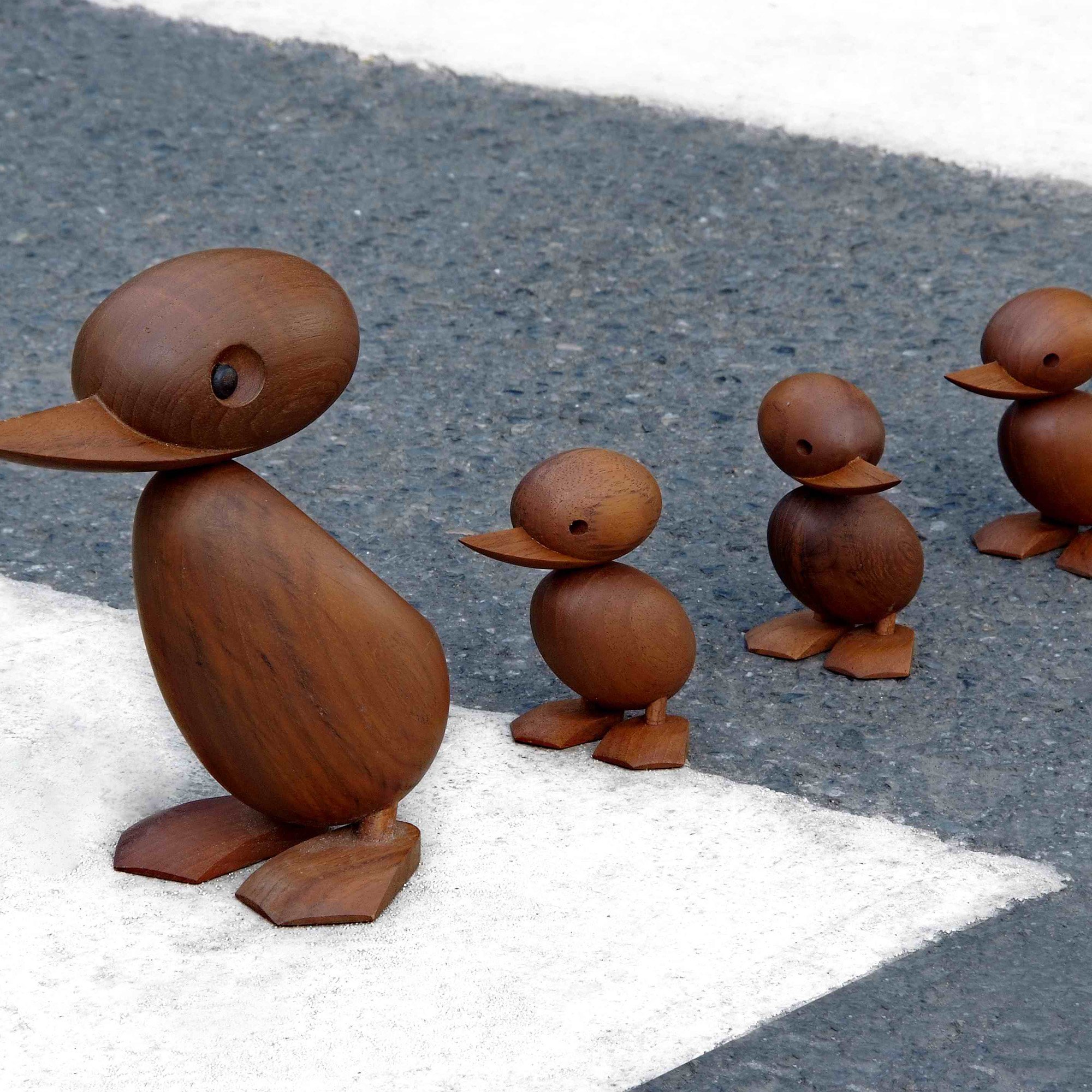 Duck & Duckling Wooden Figure, Duck | Architectmade | Figures