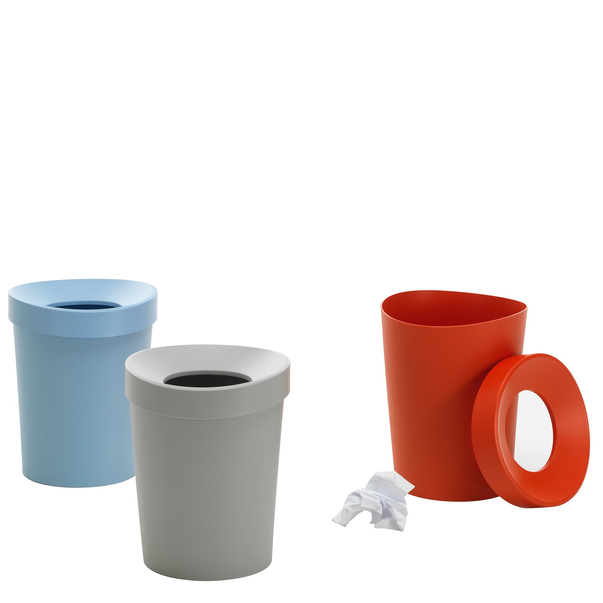 Happy Bin, L (H 37,5 x Ø 30 cm), White | Vitra | Accessories