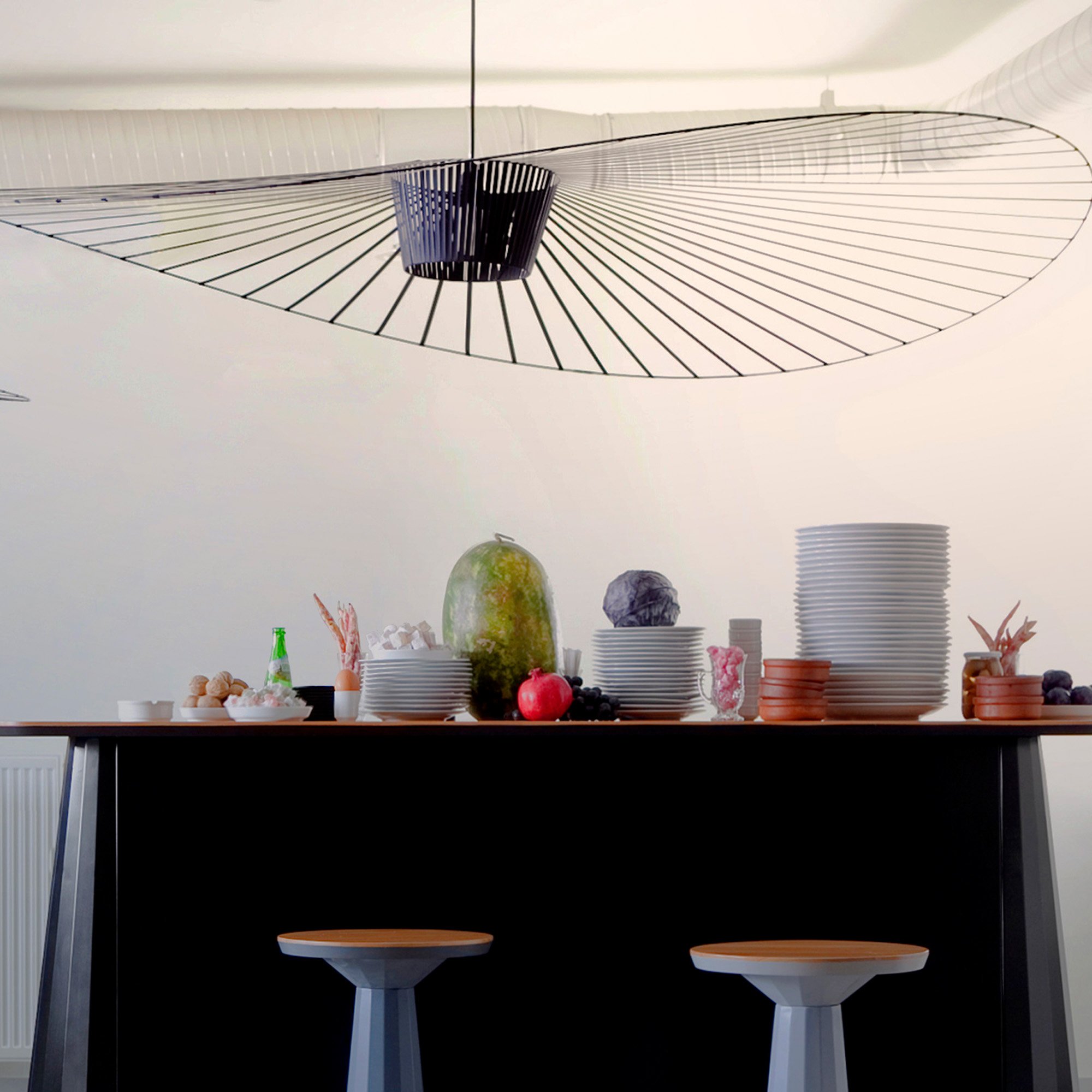 Vertigo Pendant Lamp, Ø 140 cm, Black | Petite Friture | Pendant