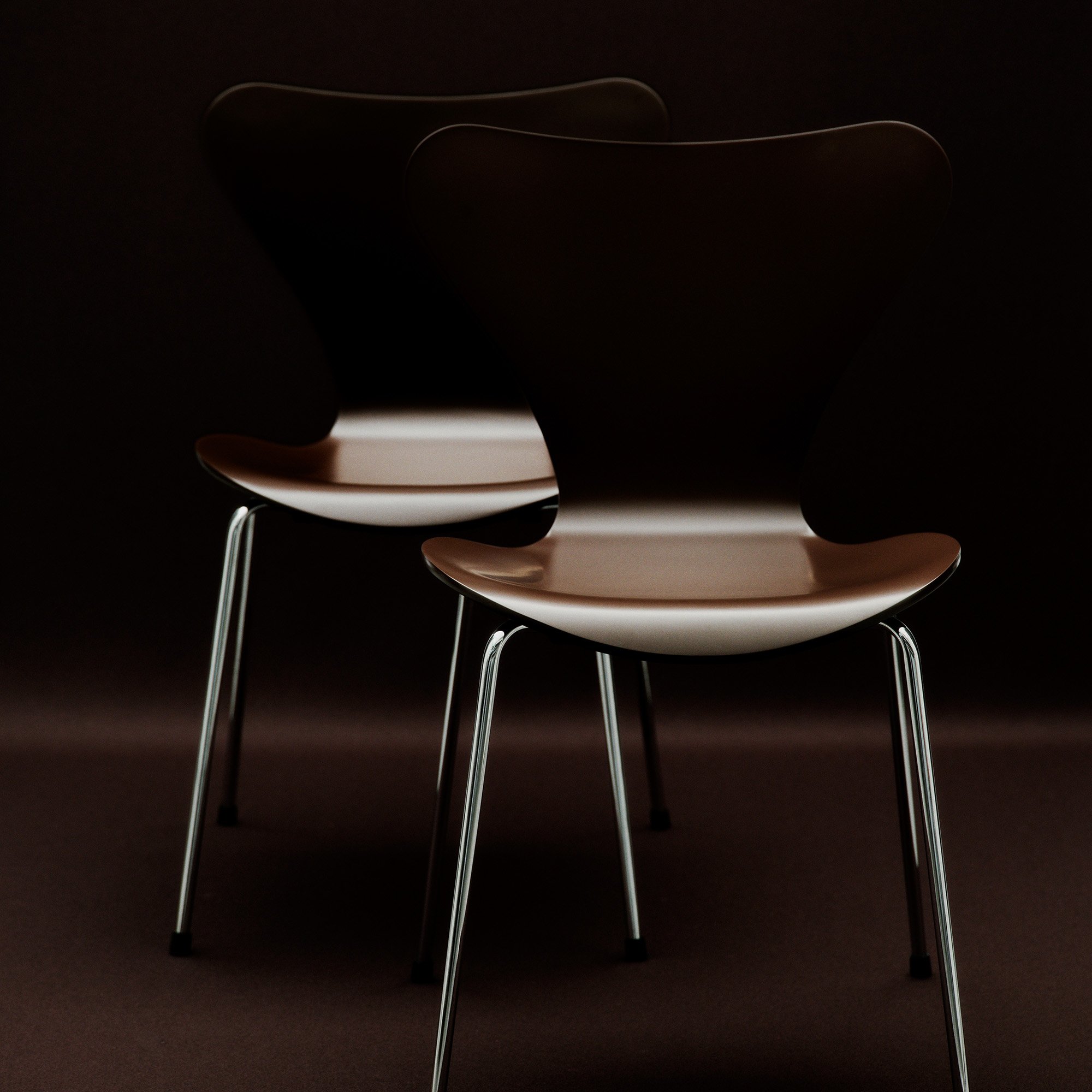 【名作】希少！Fritz Hansen Panton Chair ウォールナット Series 7 Chair Verner Panton 100 Edition, Yellow | Fritz Hansen