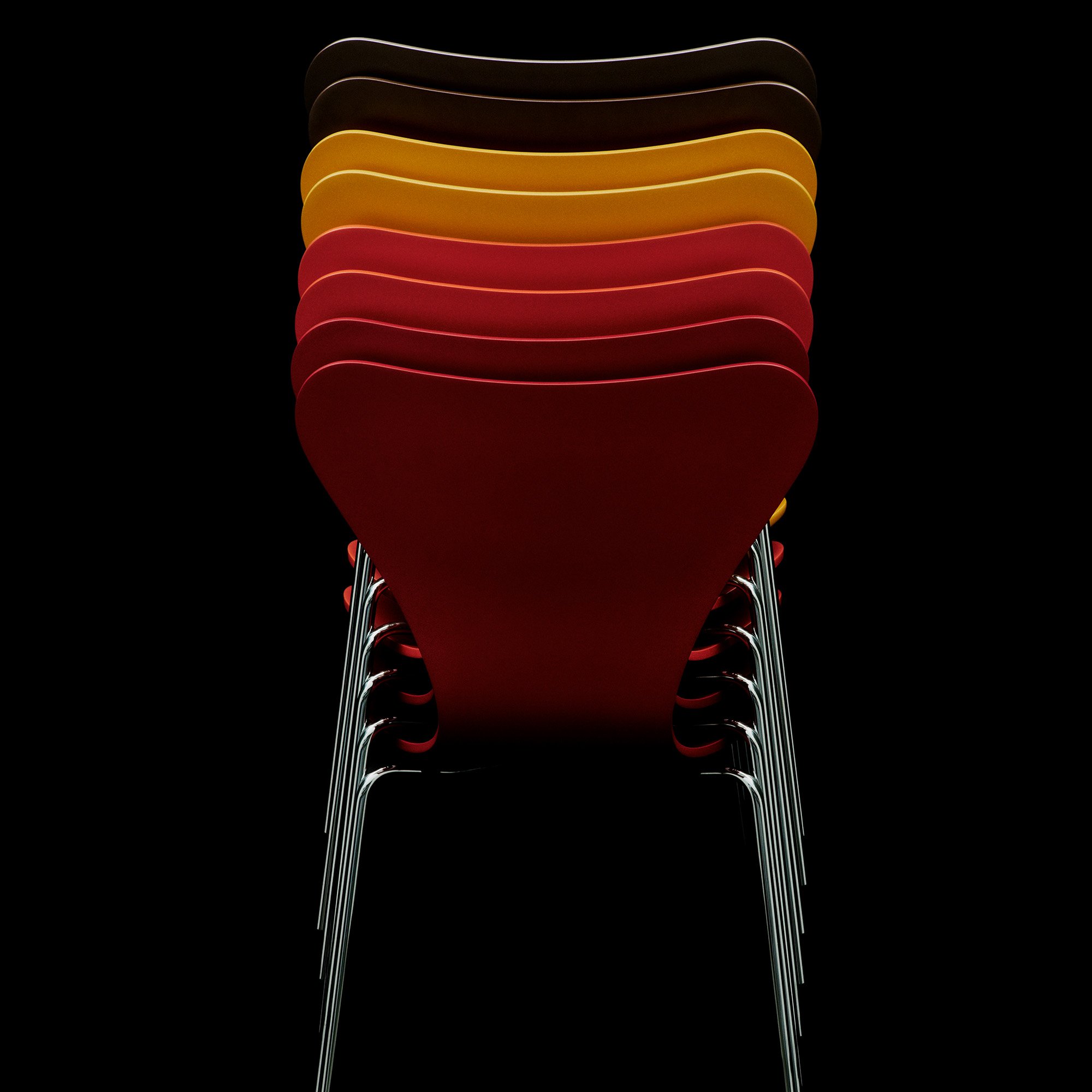 Series 7 Chair Verner Panton 100 Edition, Brown | Fritz Hansen 