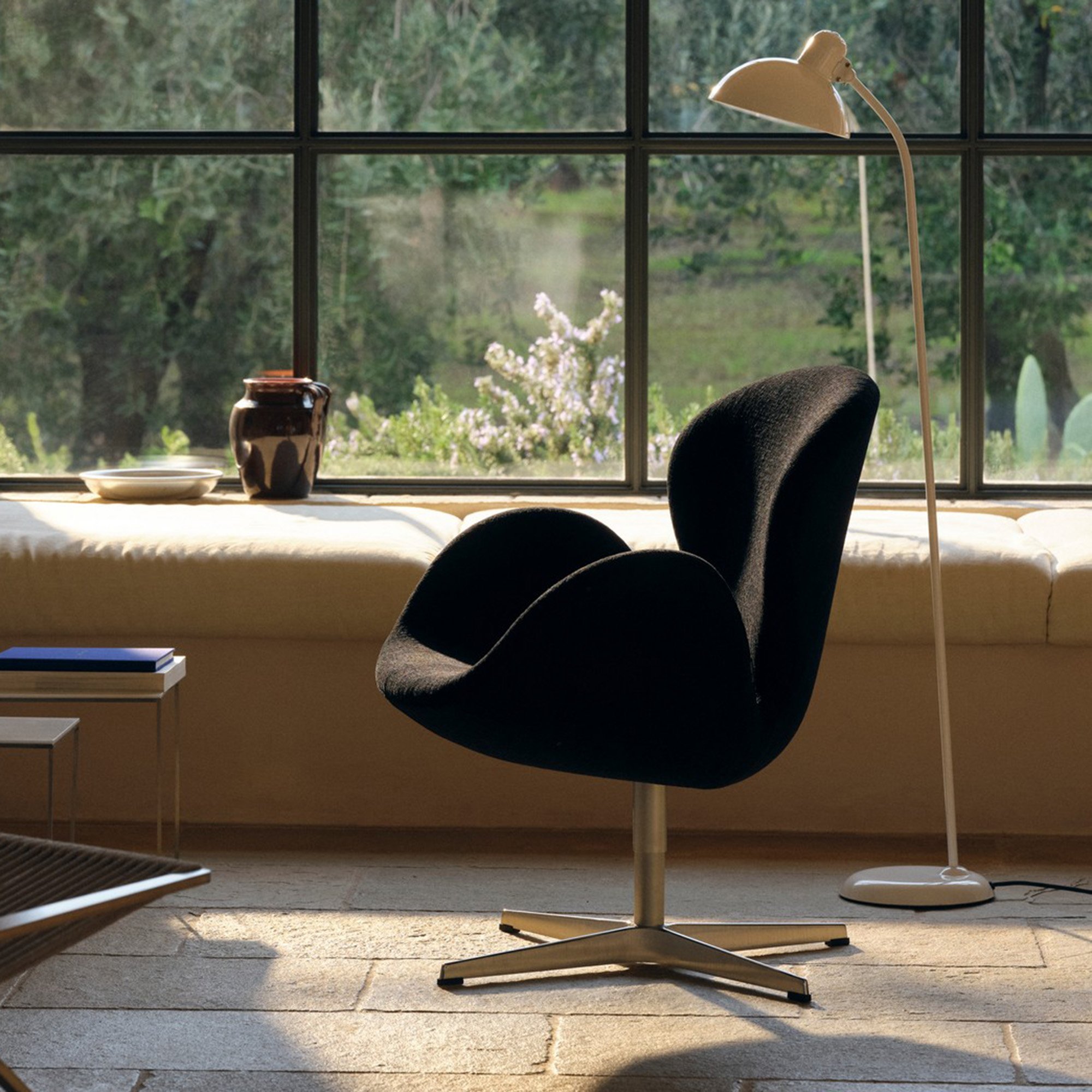 Kaiser Idell 6556-F Floor Lamp, Olive green | Fritz Hansen
