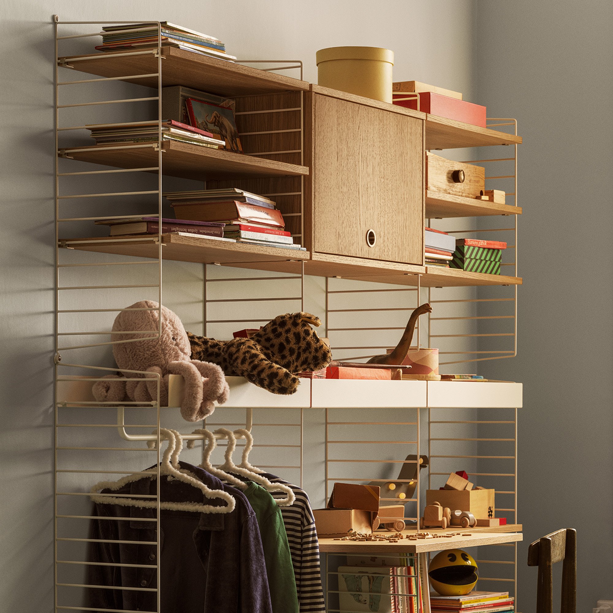 String System Cabinet With Flip Door | String Furniture | Components ...