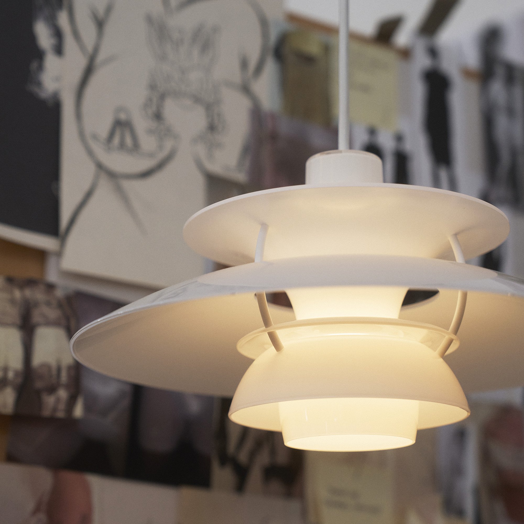 PH 5 320 Opal Pendant Light | Louis Poulsen | Pendant Lights