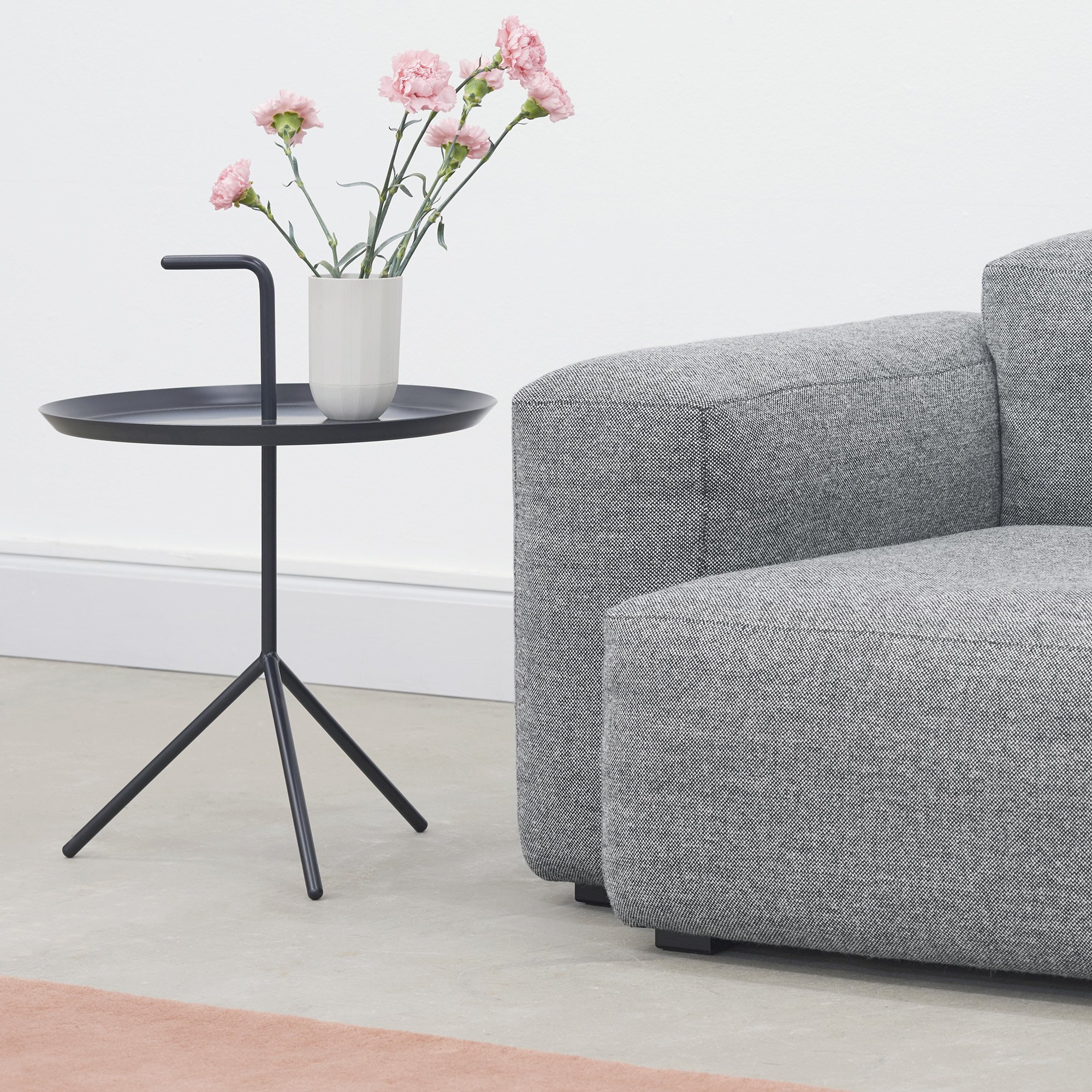 HAY DLM φ48×H65 DLM - Don't Leave Me Side Table, Ø 48 x H 65 cm, Black | Hay