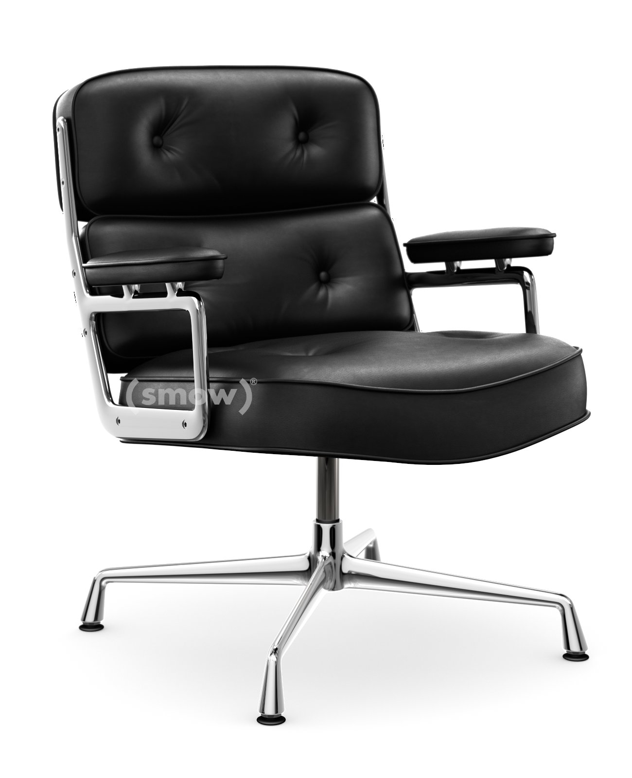 Lobby Chair ES 105 / ES 108, ES 108, Nero | Vitra | by Charles