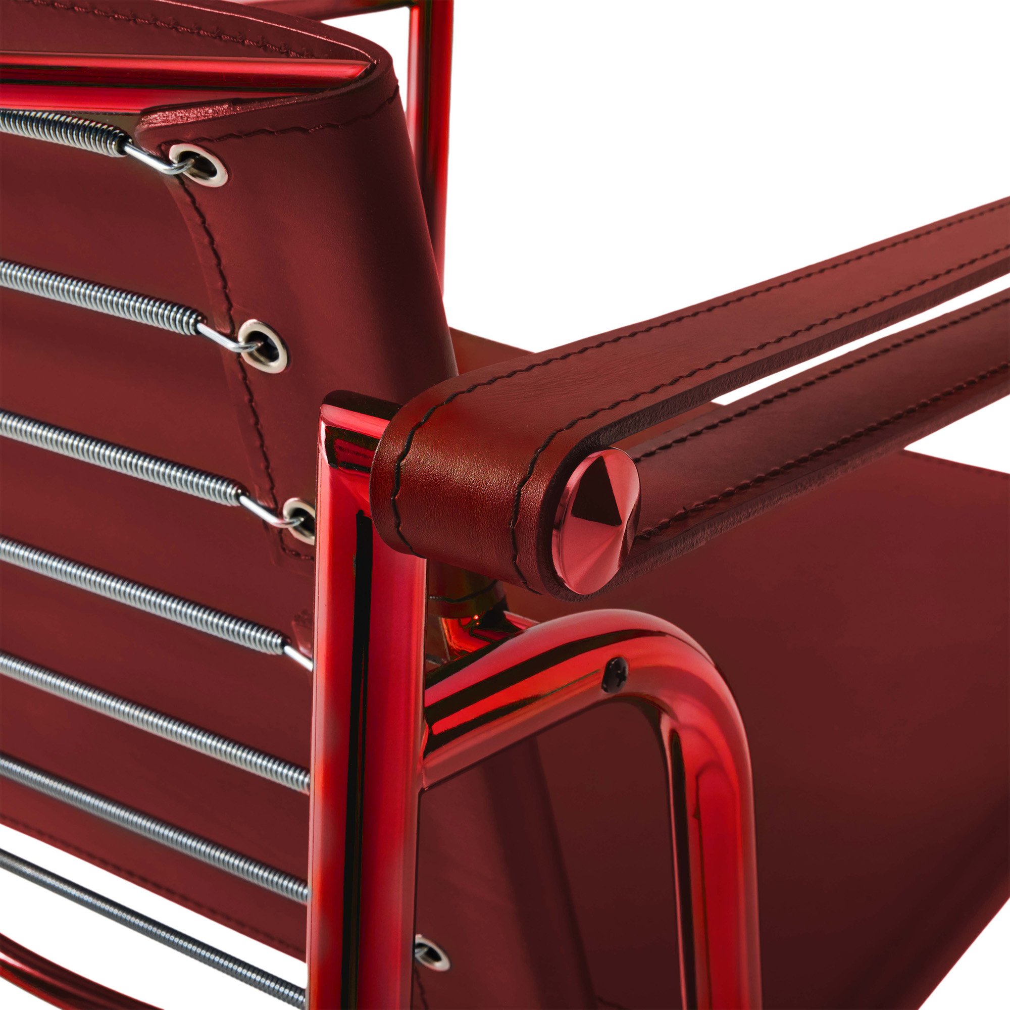 【Cassina取扱い　BALERI ITALIA、‼️】1人掛けソファ【赤色】 1 Fauteuil dossier basculant 60th Anniversary Edition, Red
