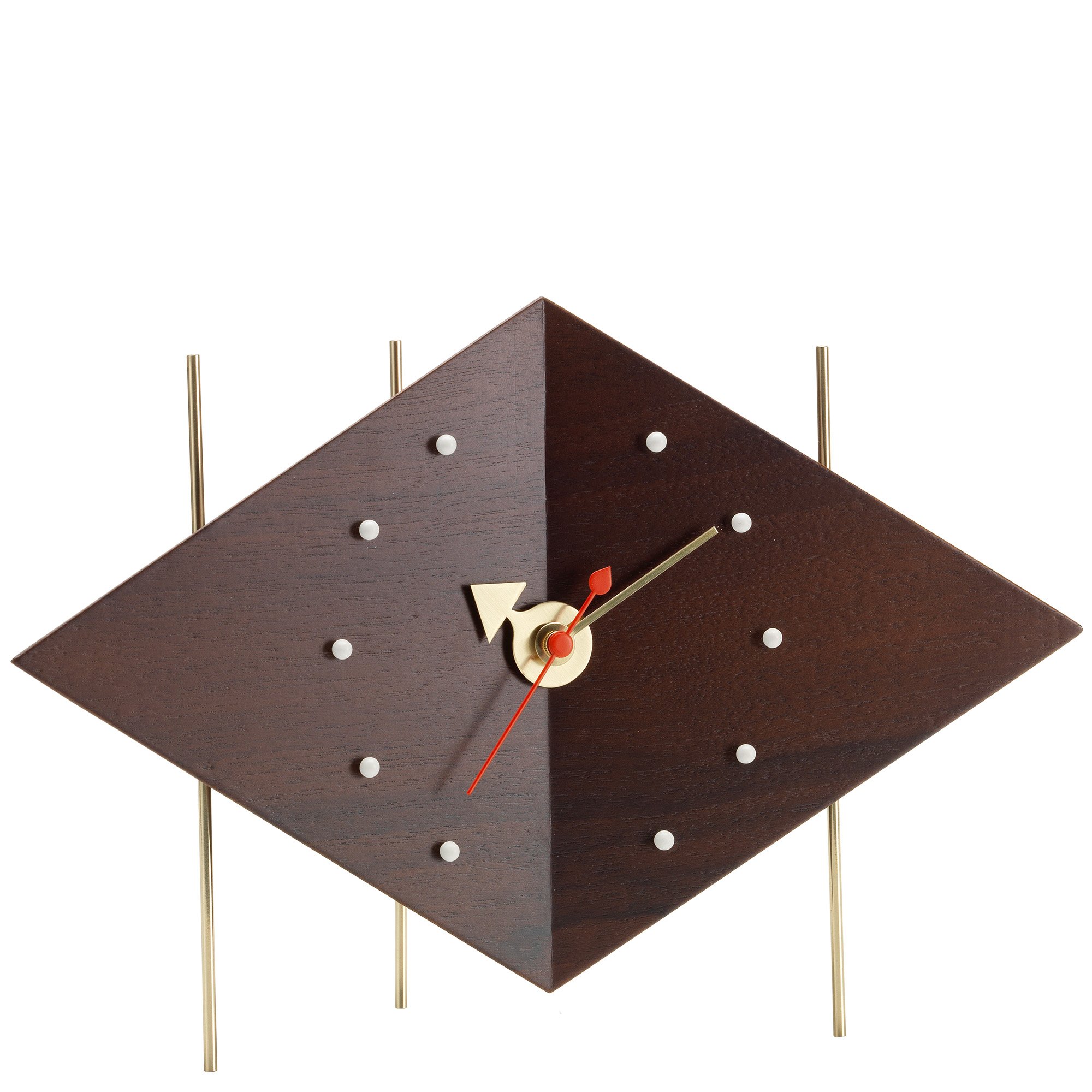 置き時計　イッタラ　ヤマギワリビナ　アクタス　コンランショップ George Nelson Diamond Clock by Vitra | hive