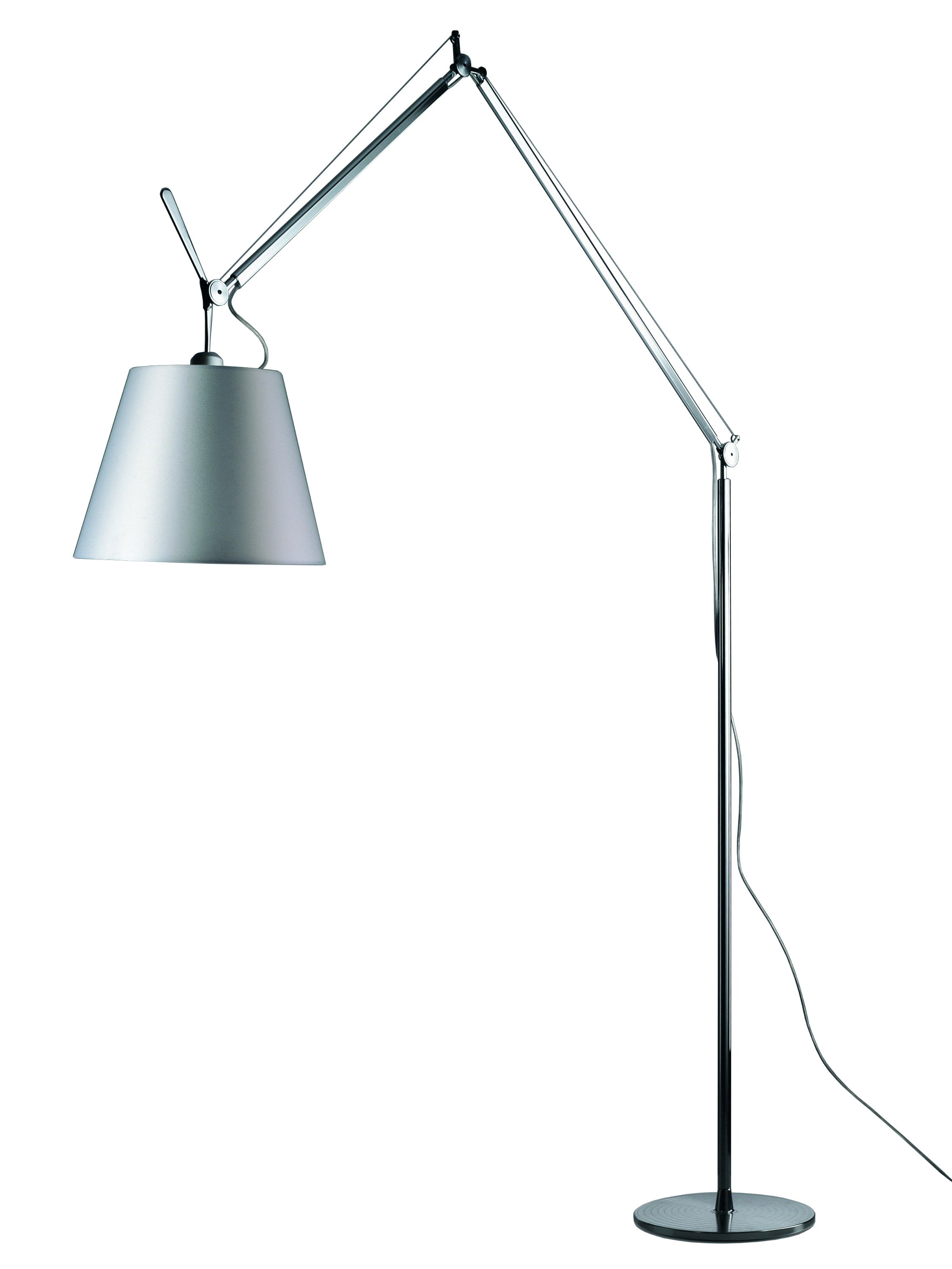 アルテミデ トロメロ Mega Terra Floor Light Tolomeo Mega Terra Floor Lamp, Satin grey, 32 cm | Artemide