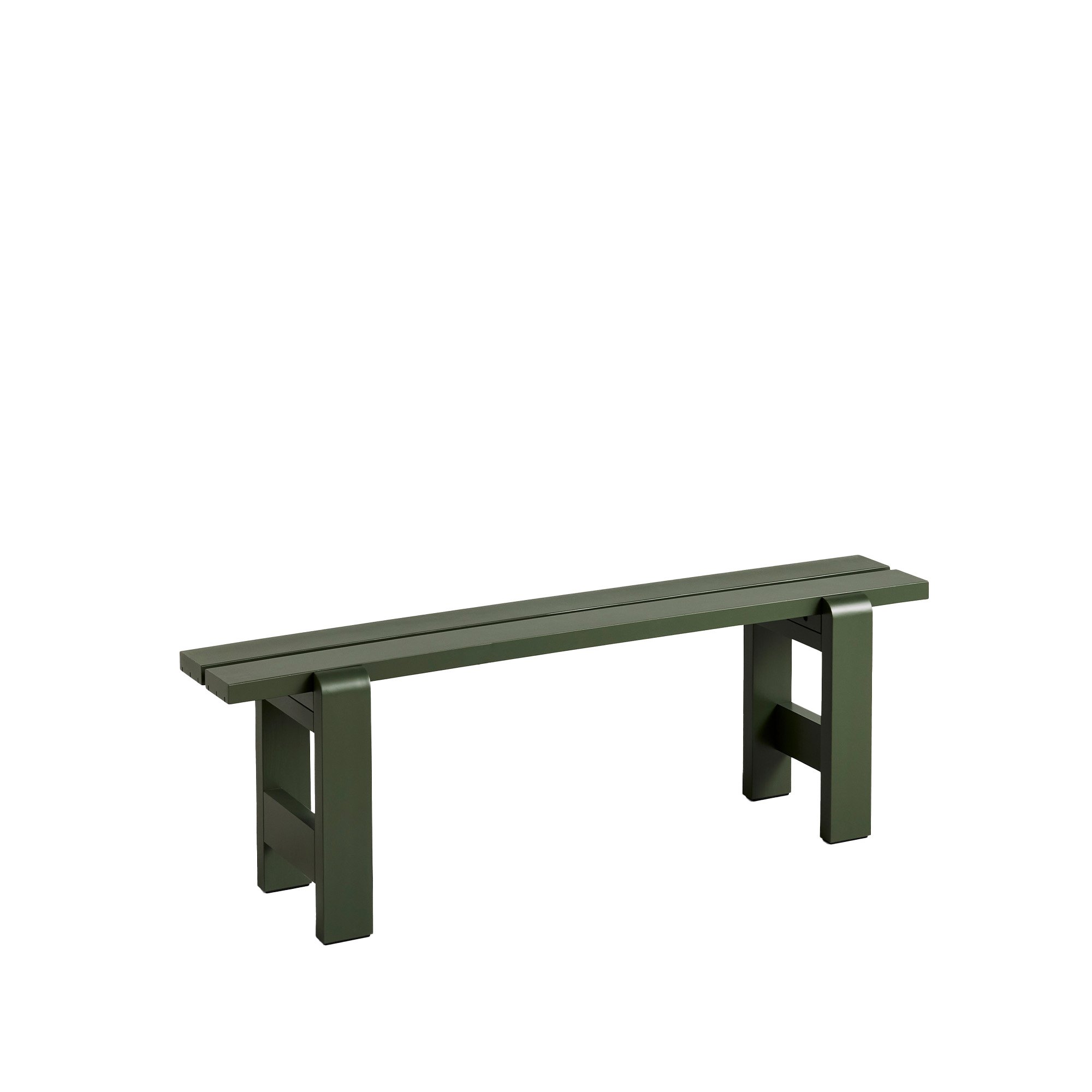 Weekday Bench, 140 cm, Olive | Hay | Benches & Loungers - Designer ...