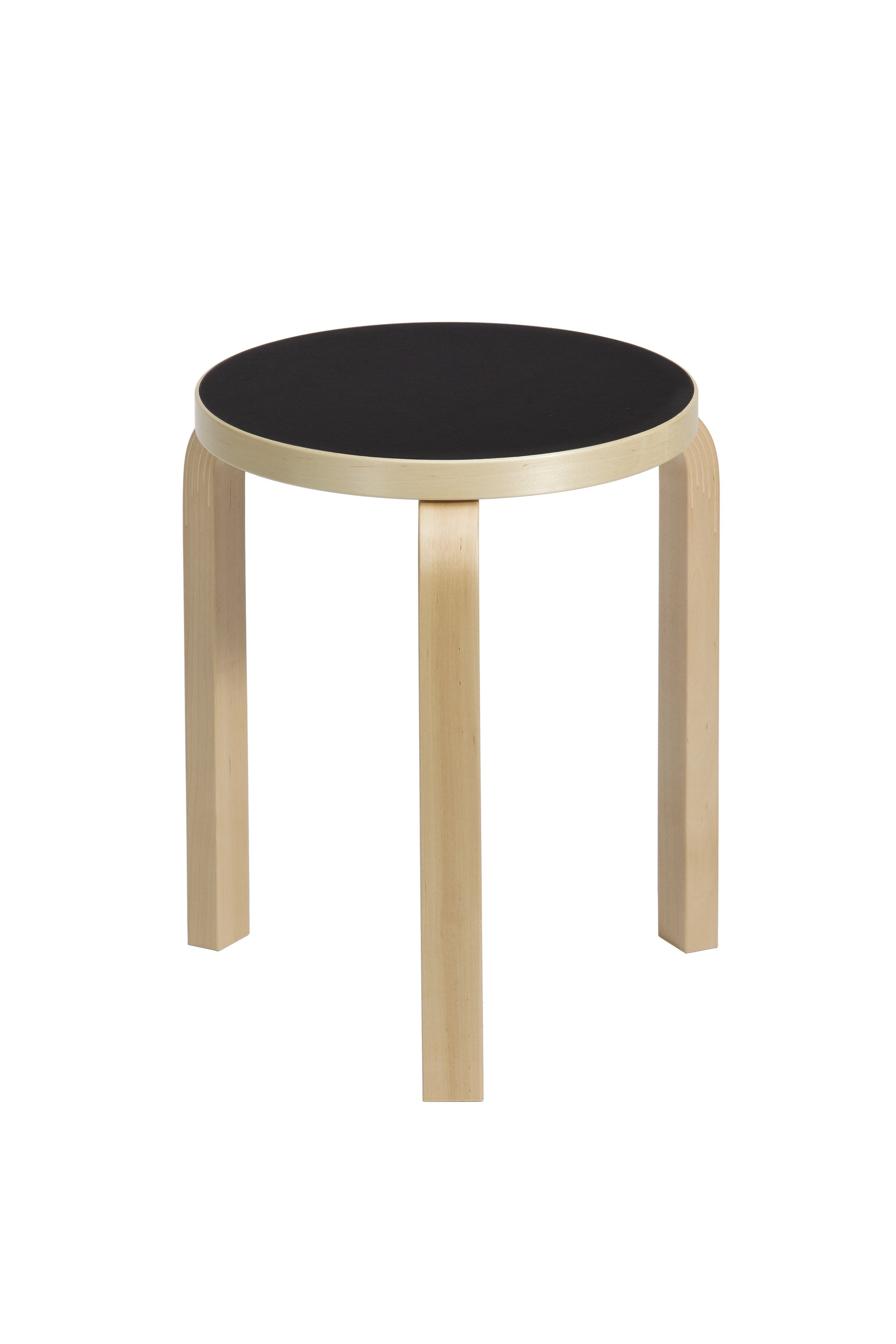 ヨッシー50年代stool60 Alvar Aalto Artek Alvar Aalto Stool 60 - Three-Legged - Birch Veneer