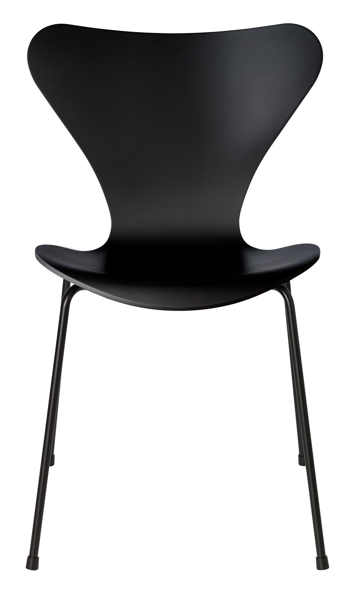 Series 7 Chair 3107, Lacquer, Black, Black | Fritz Hansen | by