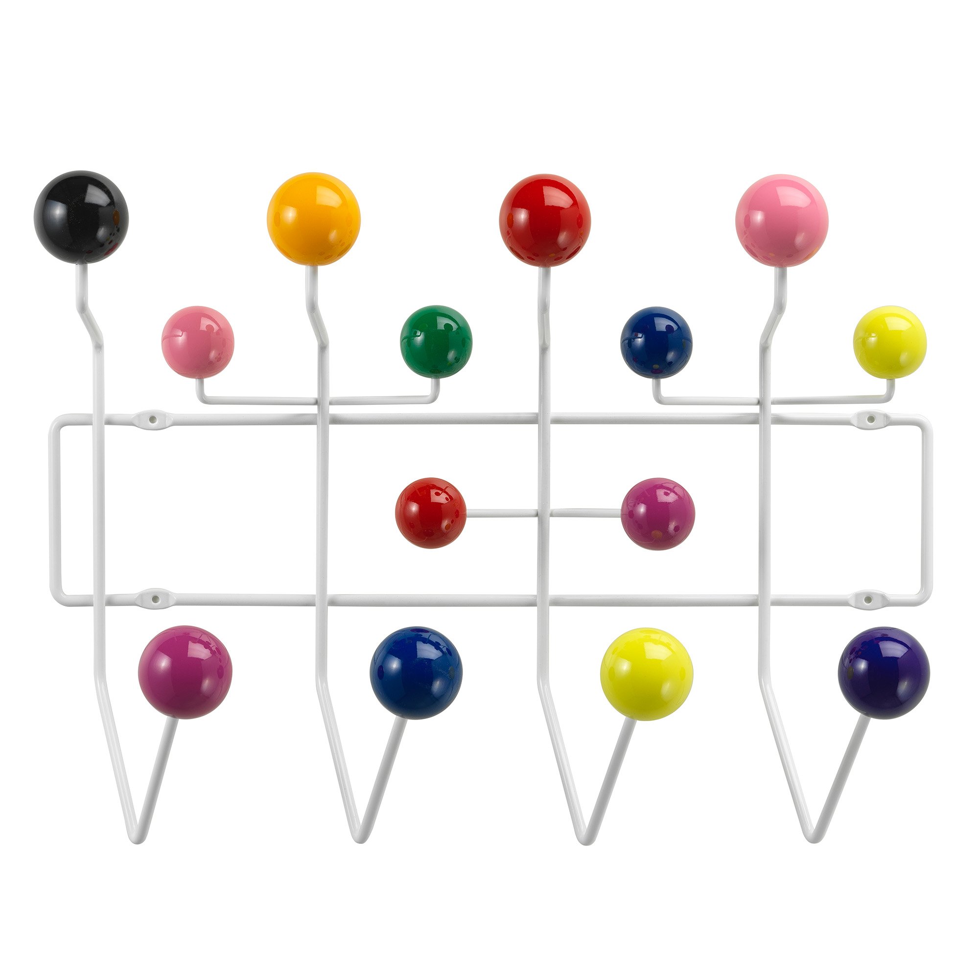 Hang It All Rack, Classic: Balls multicoloured, glossy