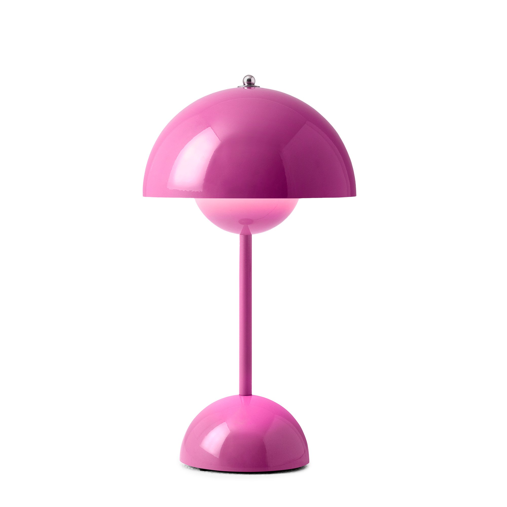 Flowerpot VP9 Portable, Tangy pink | &Tradition | by Verner Panton