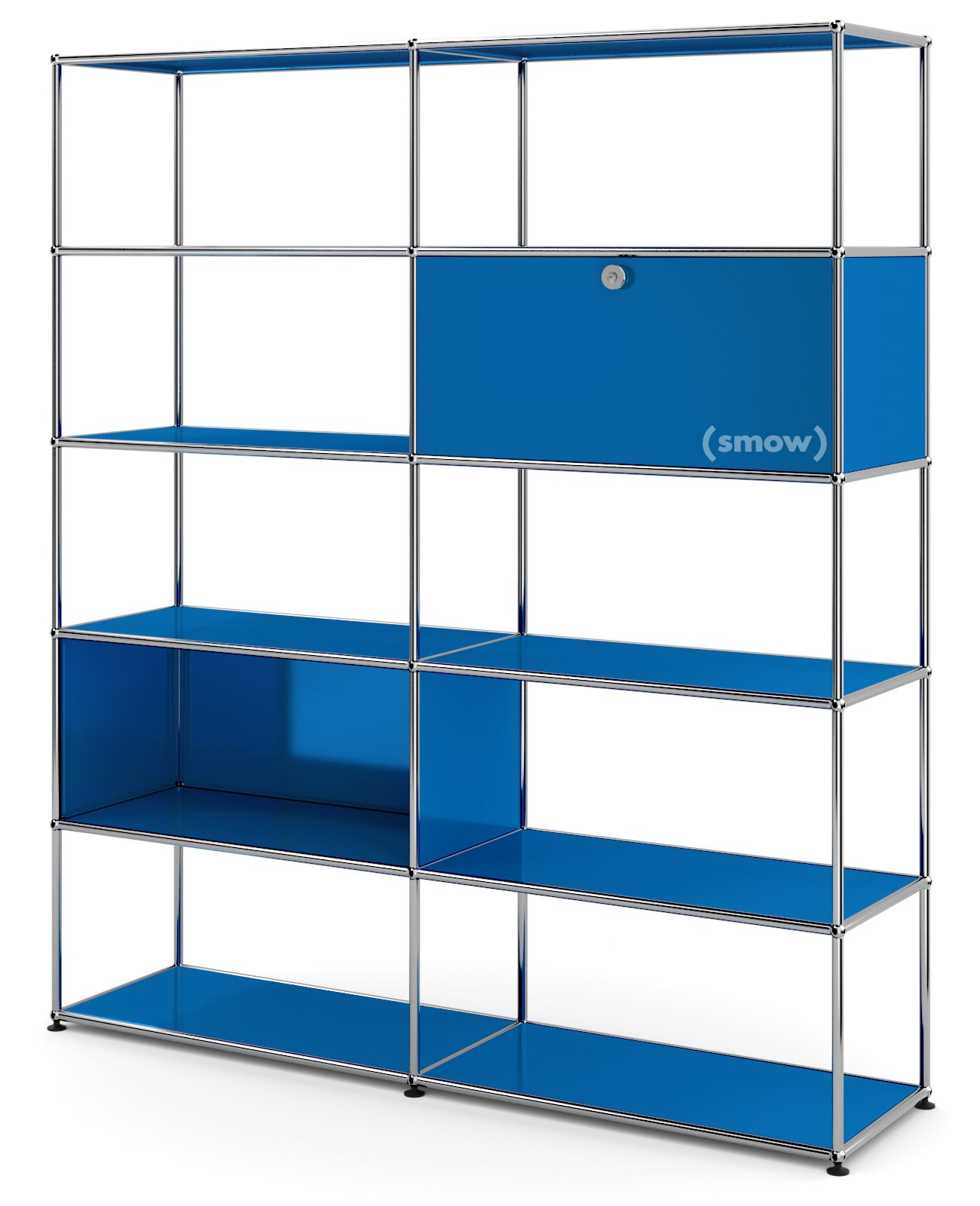 USM Haller Living Room Shelf L, Gentian blue RAL 5010 | USM Haller