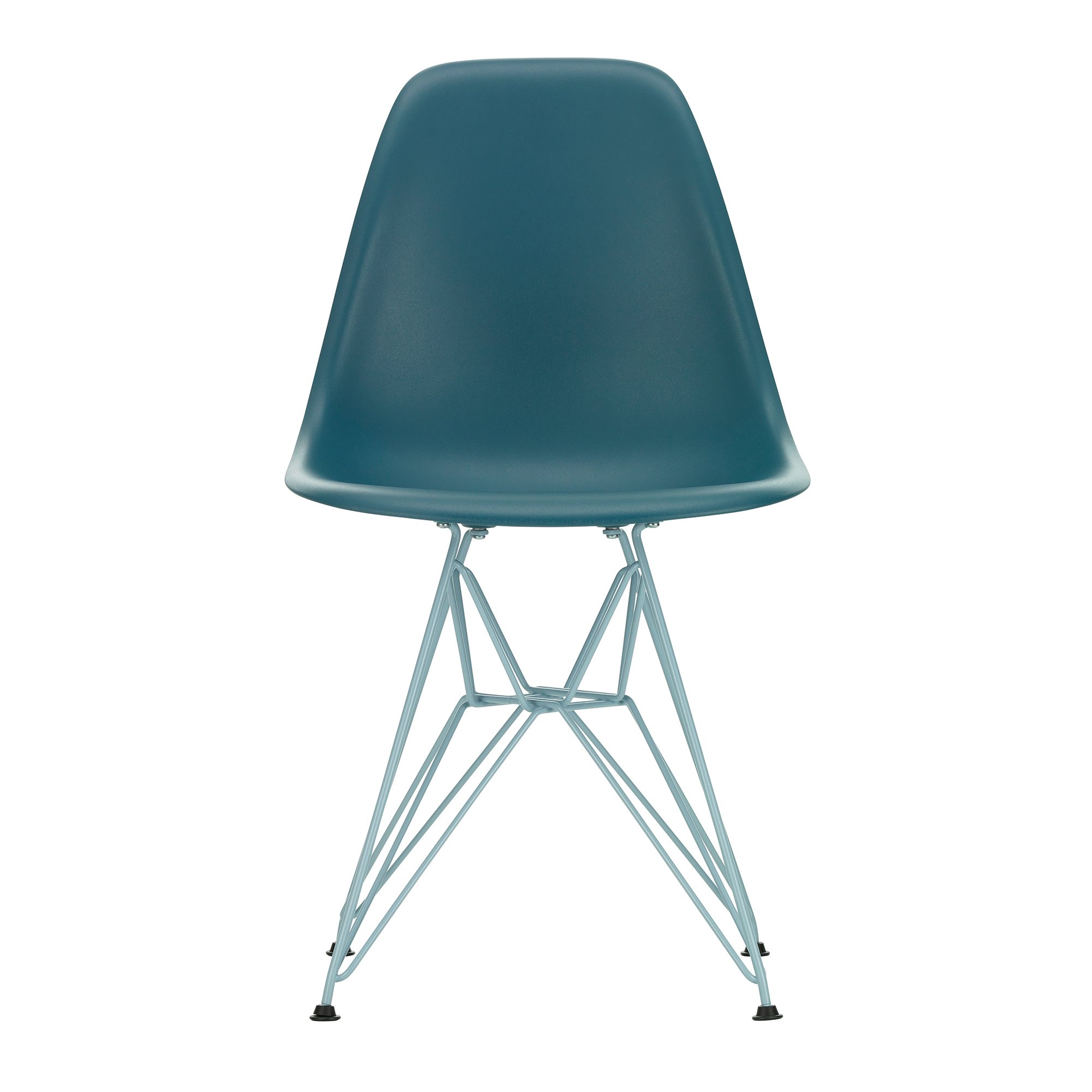 Eames Plastic Side Chair RE DSR New Colours, Sea blue / sky blue