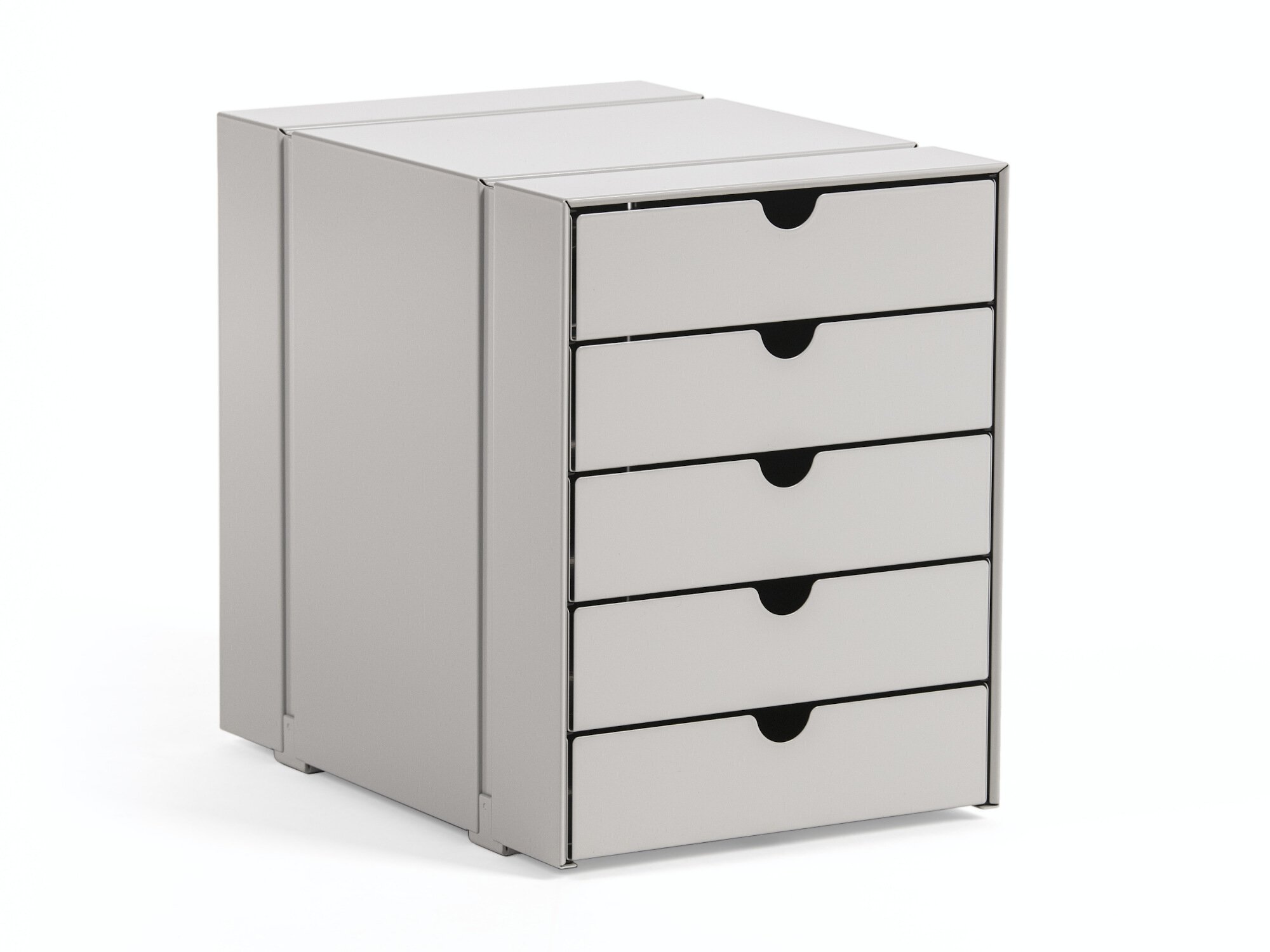 USM Inos Box Set C4 for USM Haller Shelves, with 5 trays