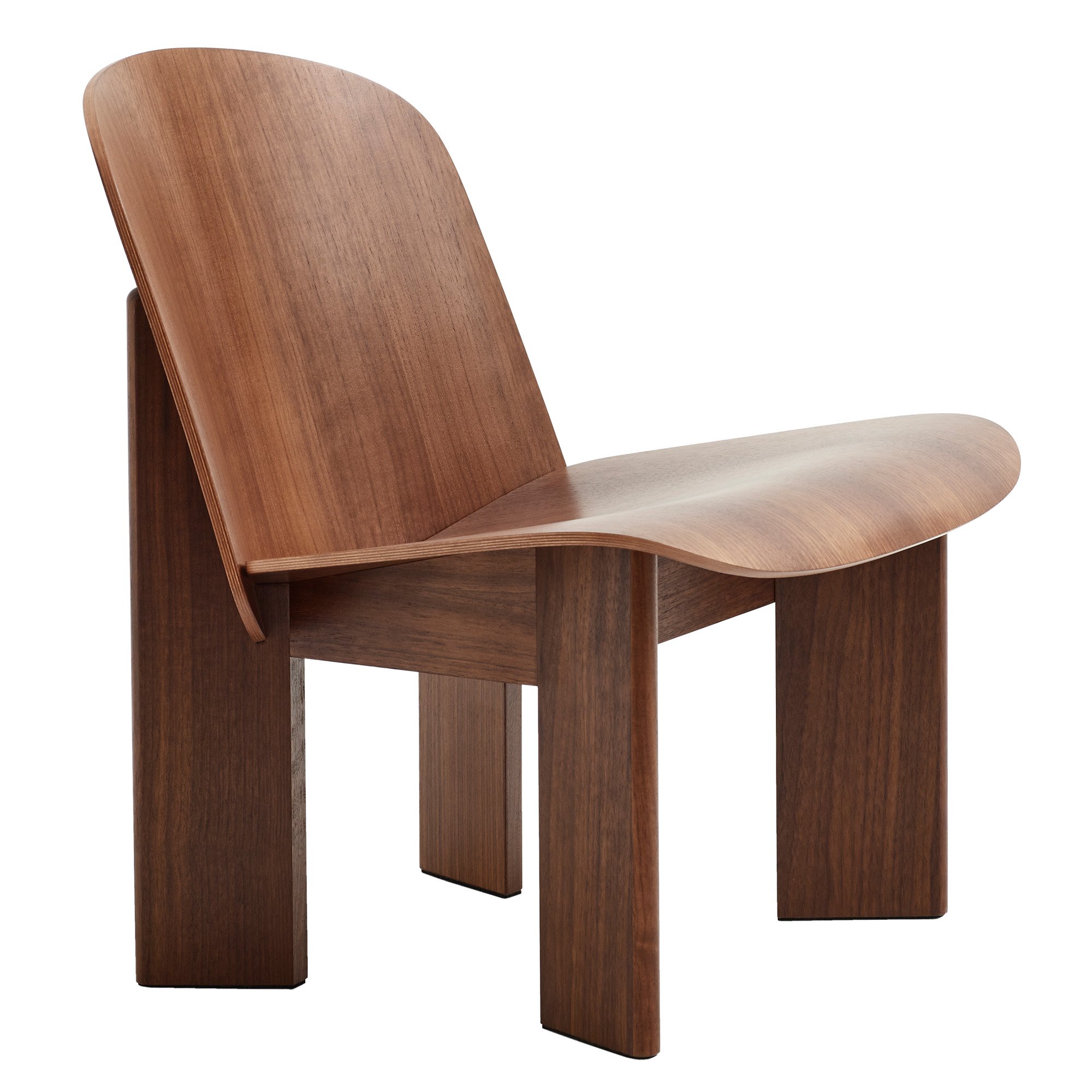 Chisel Lounge Chair, Walnut lacquered | Hay | Lounge Chairs