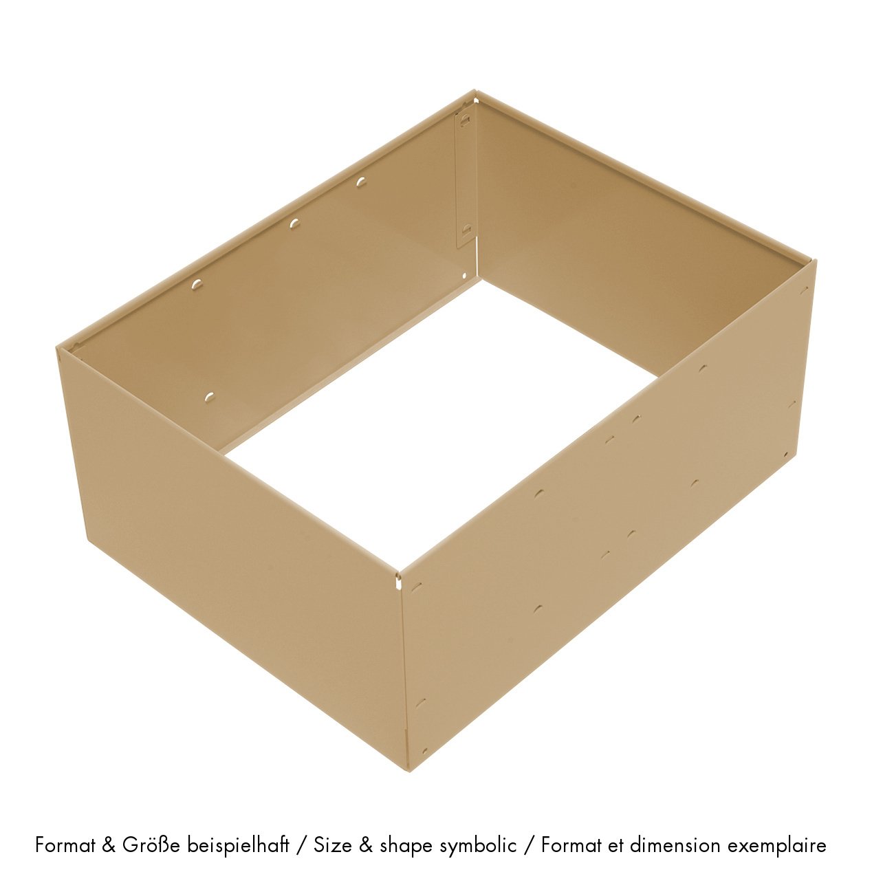 USM Metal Box Insert for USM Haller Extension Door, 75 x 35 x 35