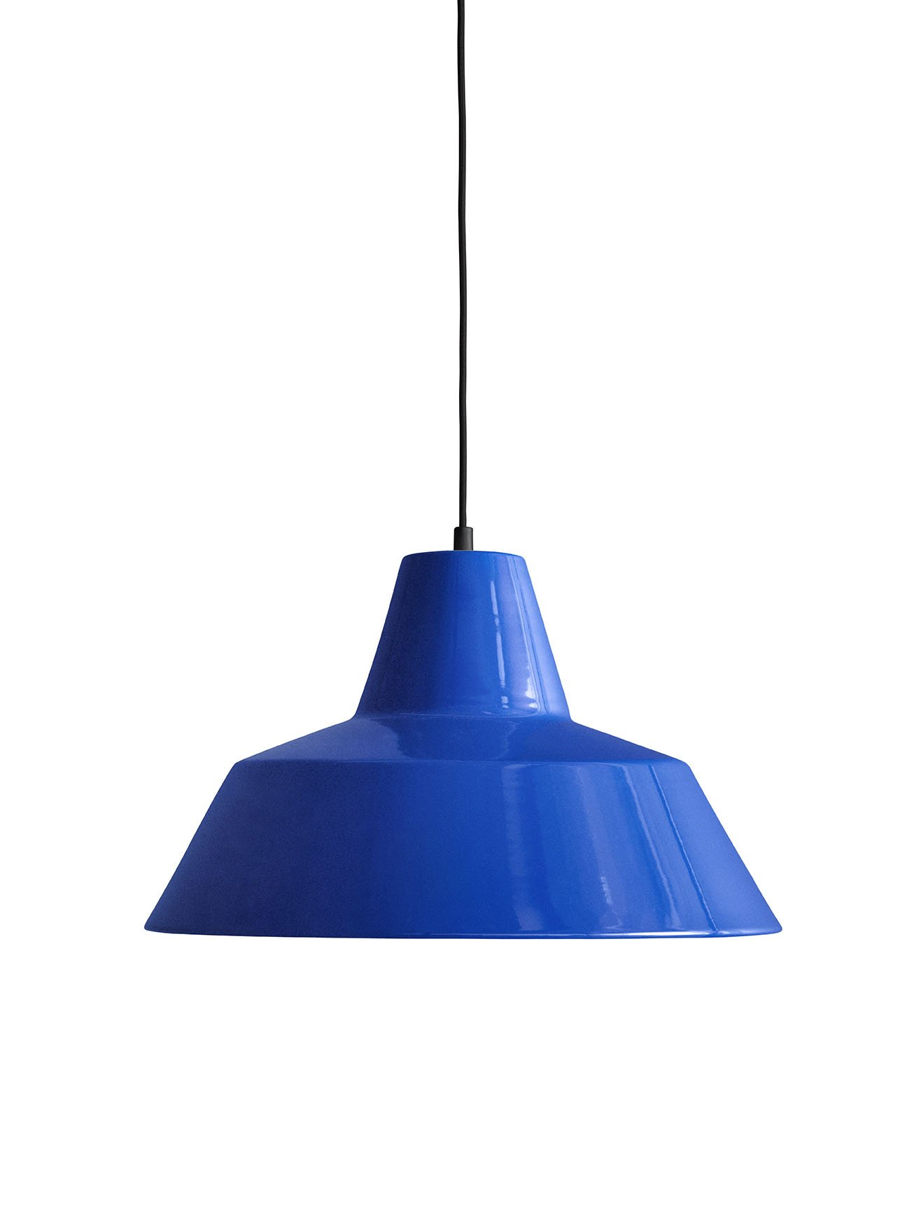 Workshop Lamp, W4 (Ø 50 cm), Blue | Made by Hand | Pendant Lights