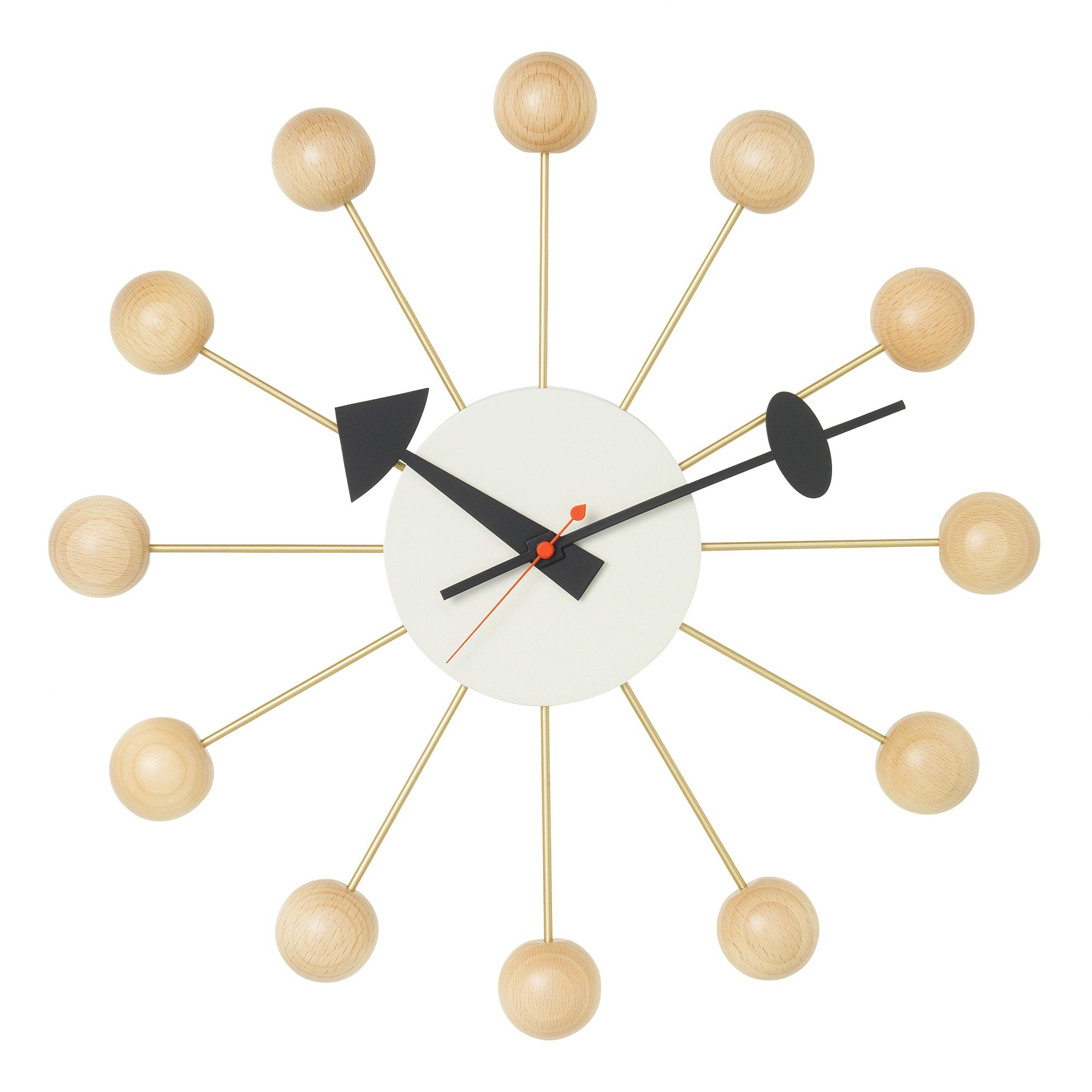 e Nelson ボールクロック　vitra Ball Clock, Natural | Vitra | Vitra - Designer furniture from smow