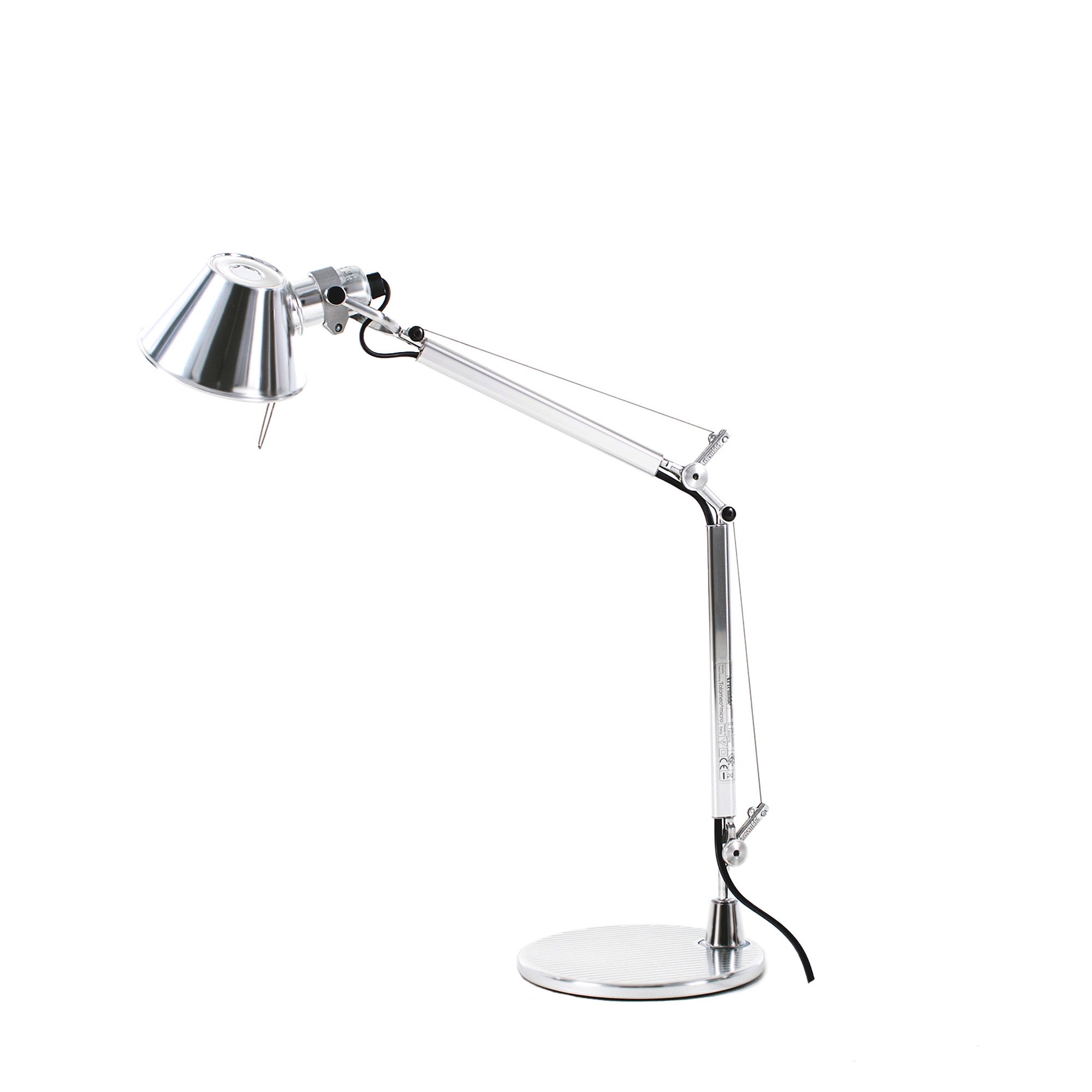 Tolomeo Micro Table Lamp, Alu polished | Artemide | Desk Lamps