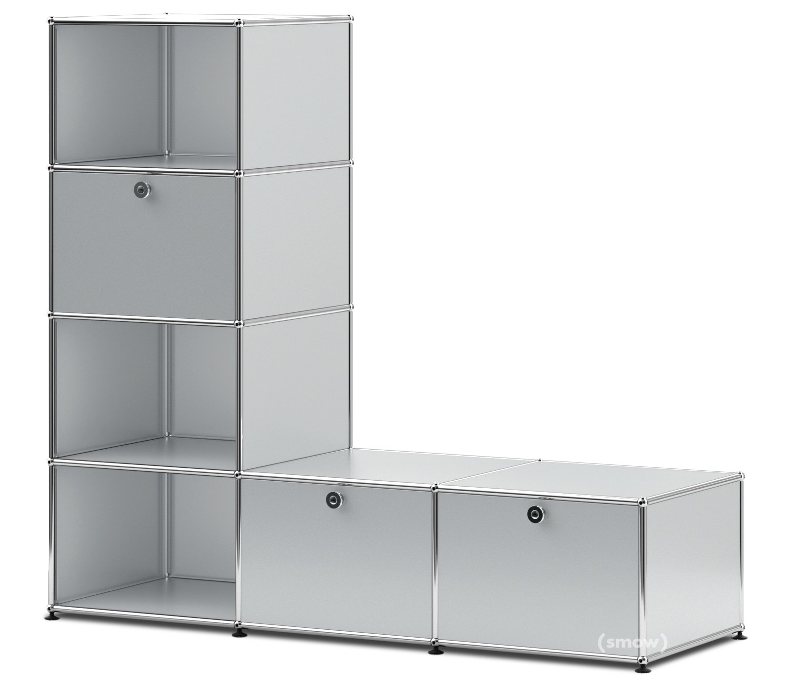 USM Haller Clothes Rack/Bench Type 1, USM matte silver | USM Haller ...