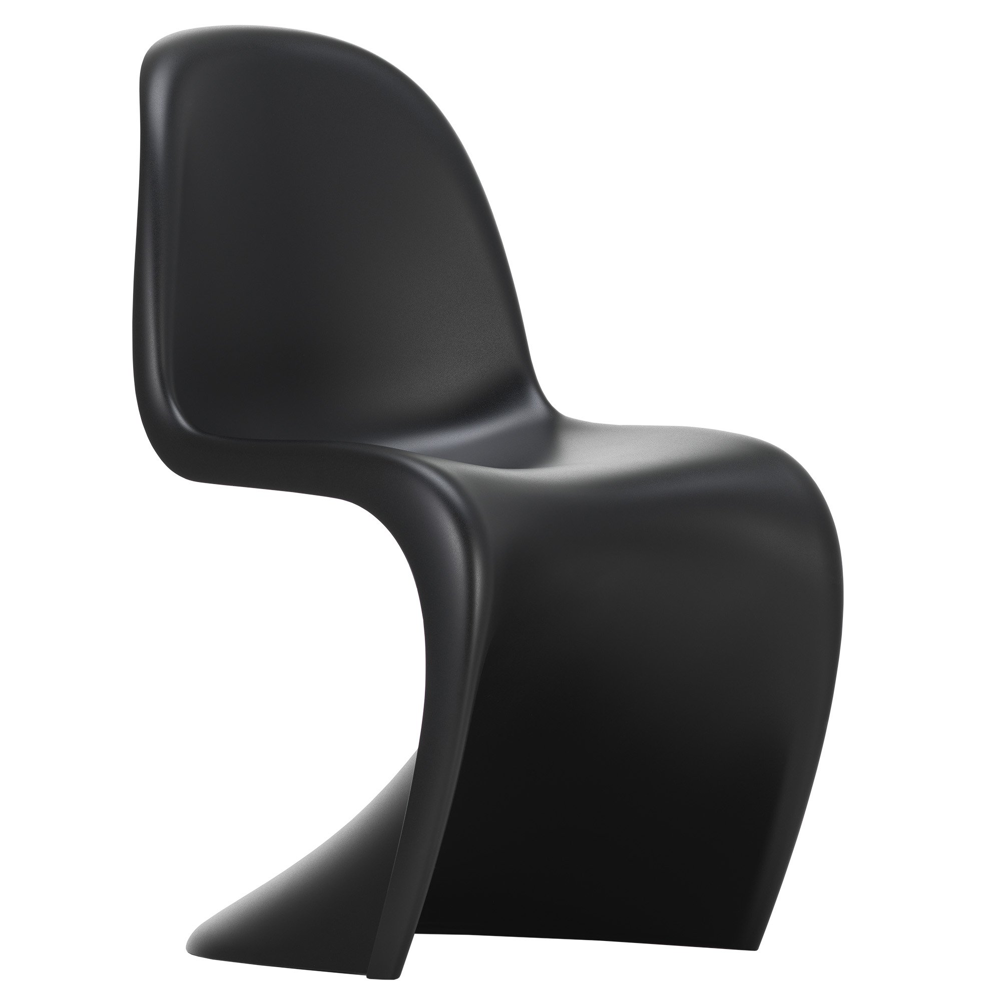 Panton Chair, Deep black | Vitra | by Verner Panton, 1999