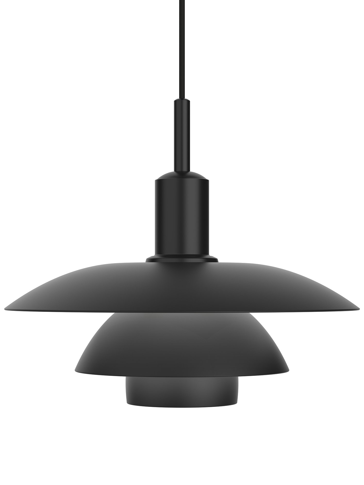 PH 5/5 Pendant, Black | Louis Poulsen | Pendant Lights & Ceiling