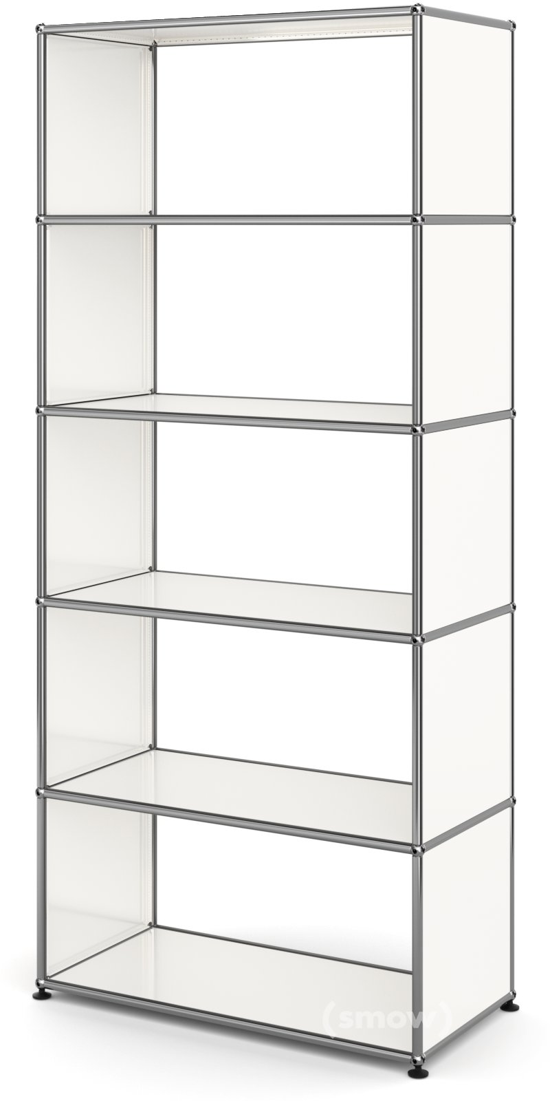 USM Haller Living Room Shelf M Type 1, without back panel, Pure