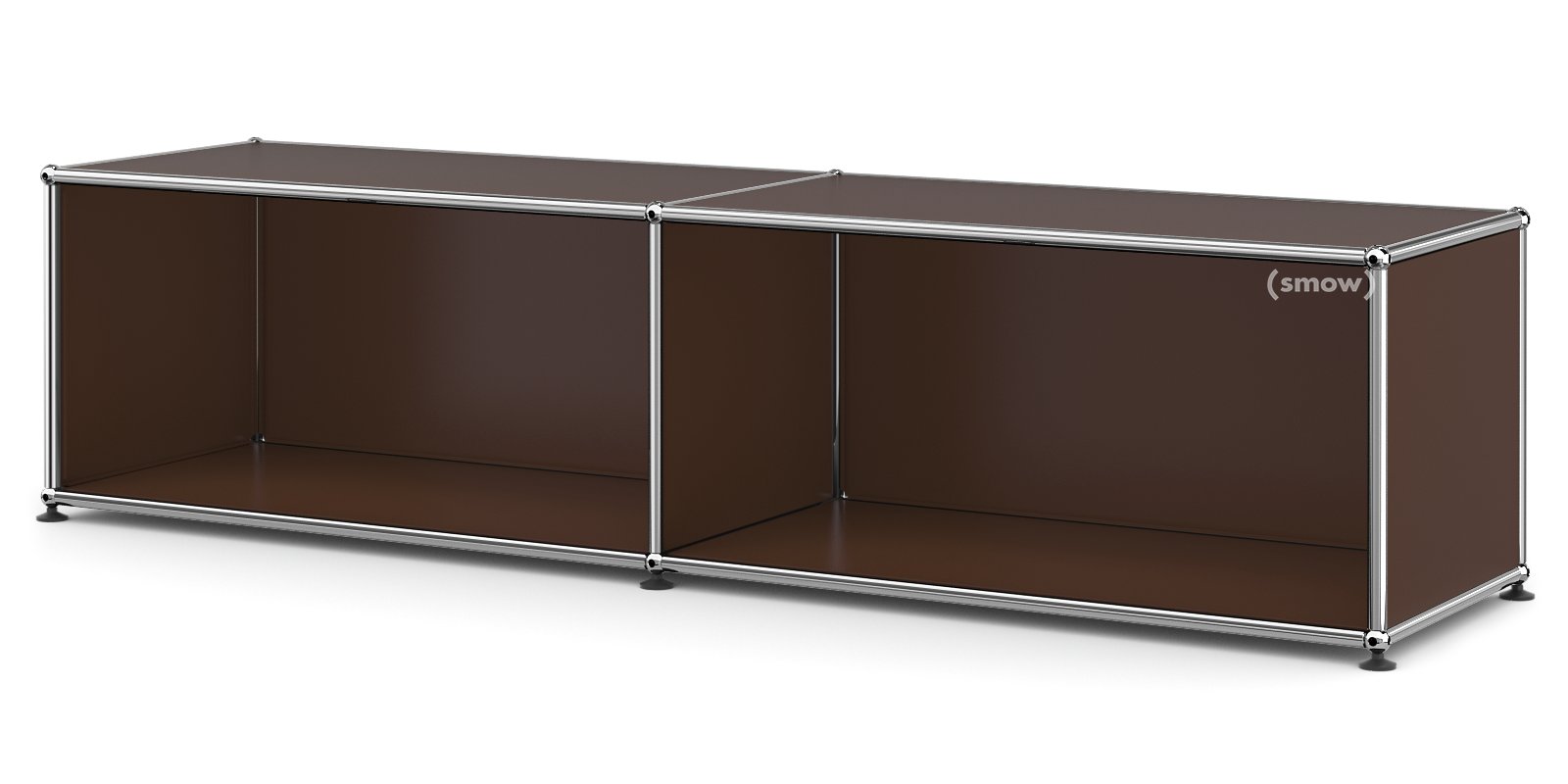 USM Haller l Box 750×350×350 色：ブラウン usm-haller-lowboard-l-offen-