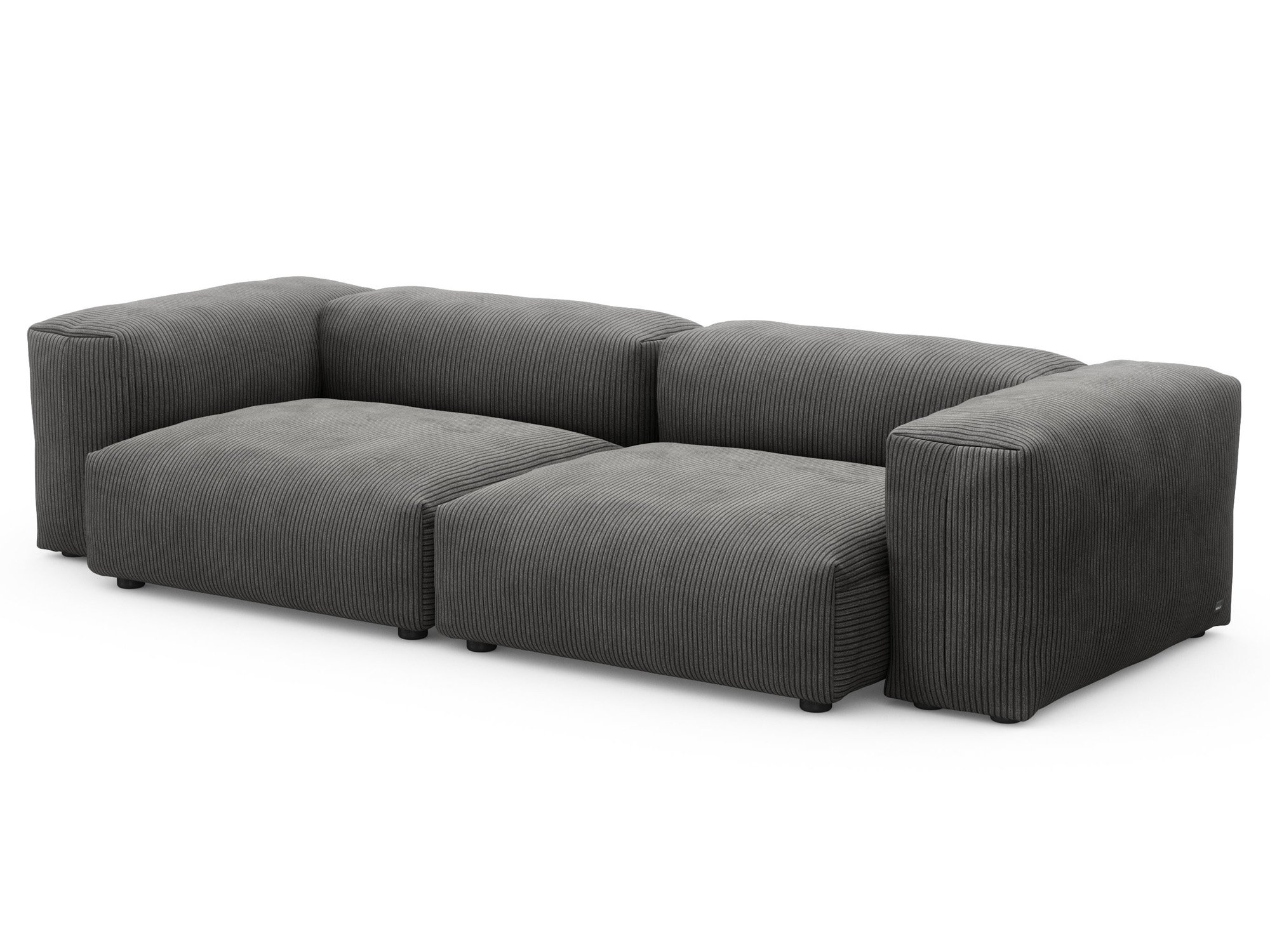 ♡chikotaro♡ vetsak M cord velours★ Two Seat Sofa M, Cord velours - Dark grey | Vetsak | Sofa