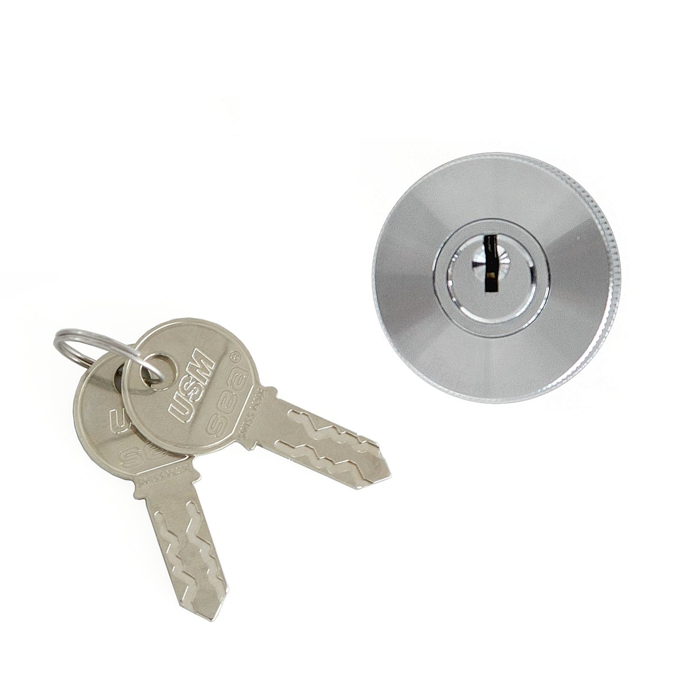 USM Lock for Drop-Down or Extension Doors, with 2 Keys, Without