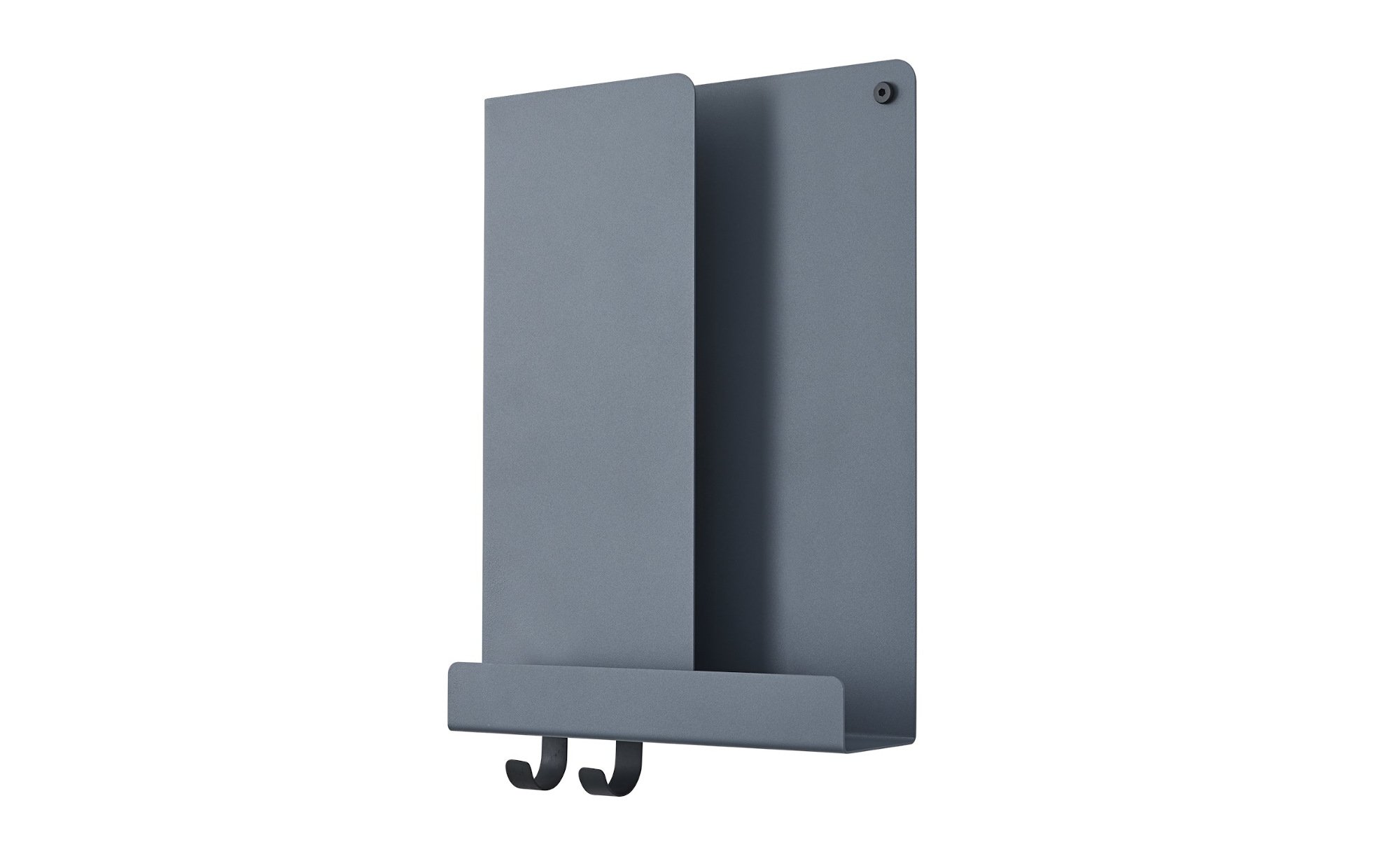 MUUTO｜ウォールシェルフ グレー｜Folded Platform Shelf Platform Shelf | Modern, functional metal storage