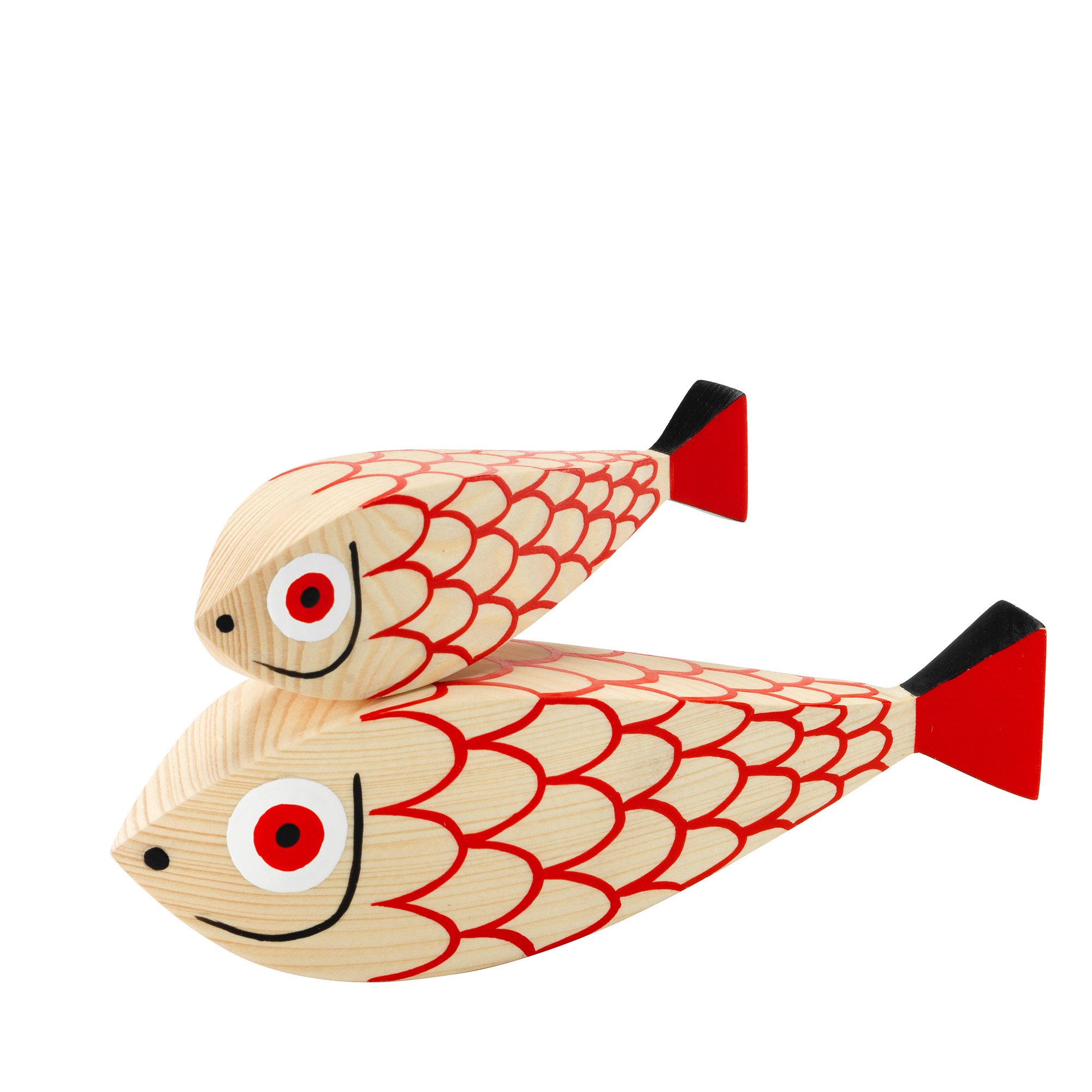 置物 Wooden Dolls Mother Fish & Child Wooden Dolls Mother Fish & Child | Vitra | by Alexander Girard