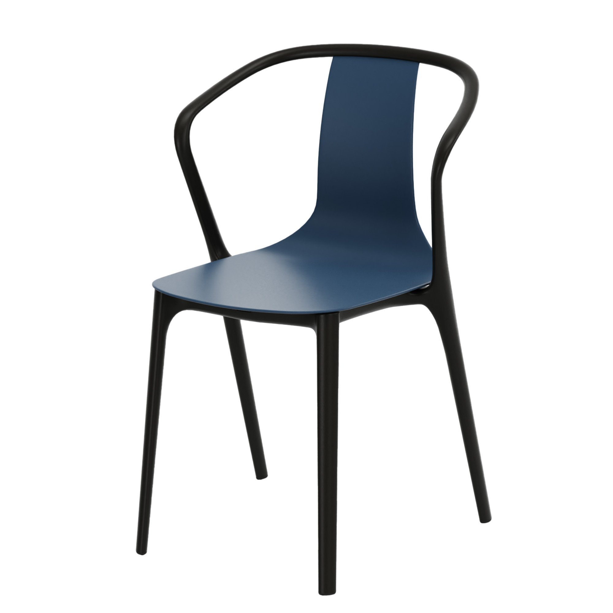 Belleville Armchair Outdoor, Sea blue | Vitra | Chairs - Designer