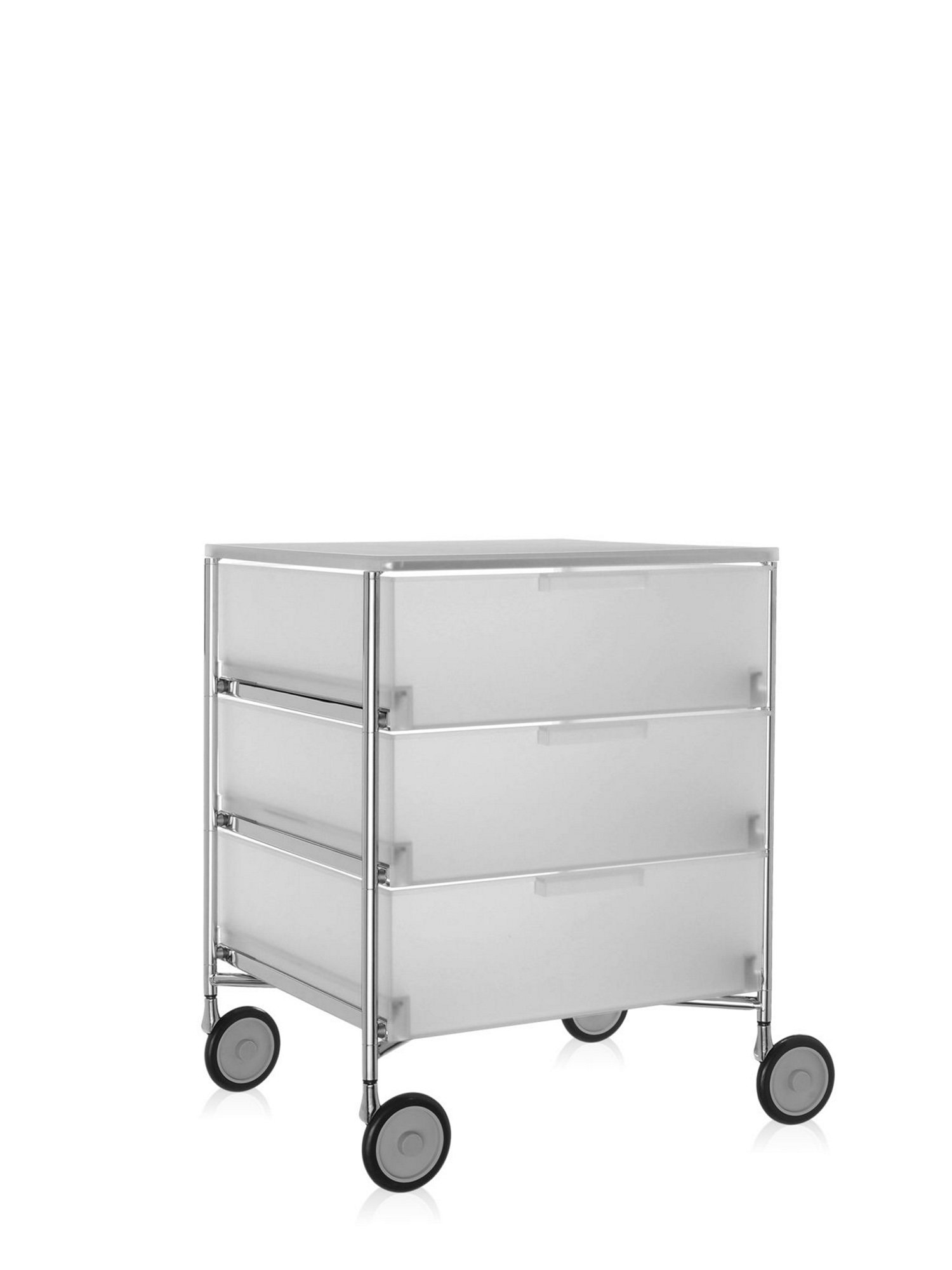Mobil Container, Drawers No Compartments, Opal, Ice Kartell