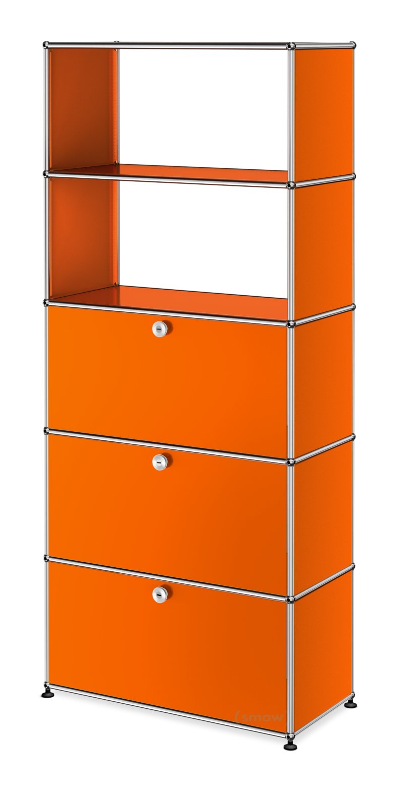 USM Haller Storage Unit with Drop-down Doors and Drawer, Pure