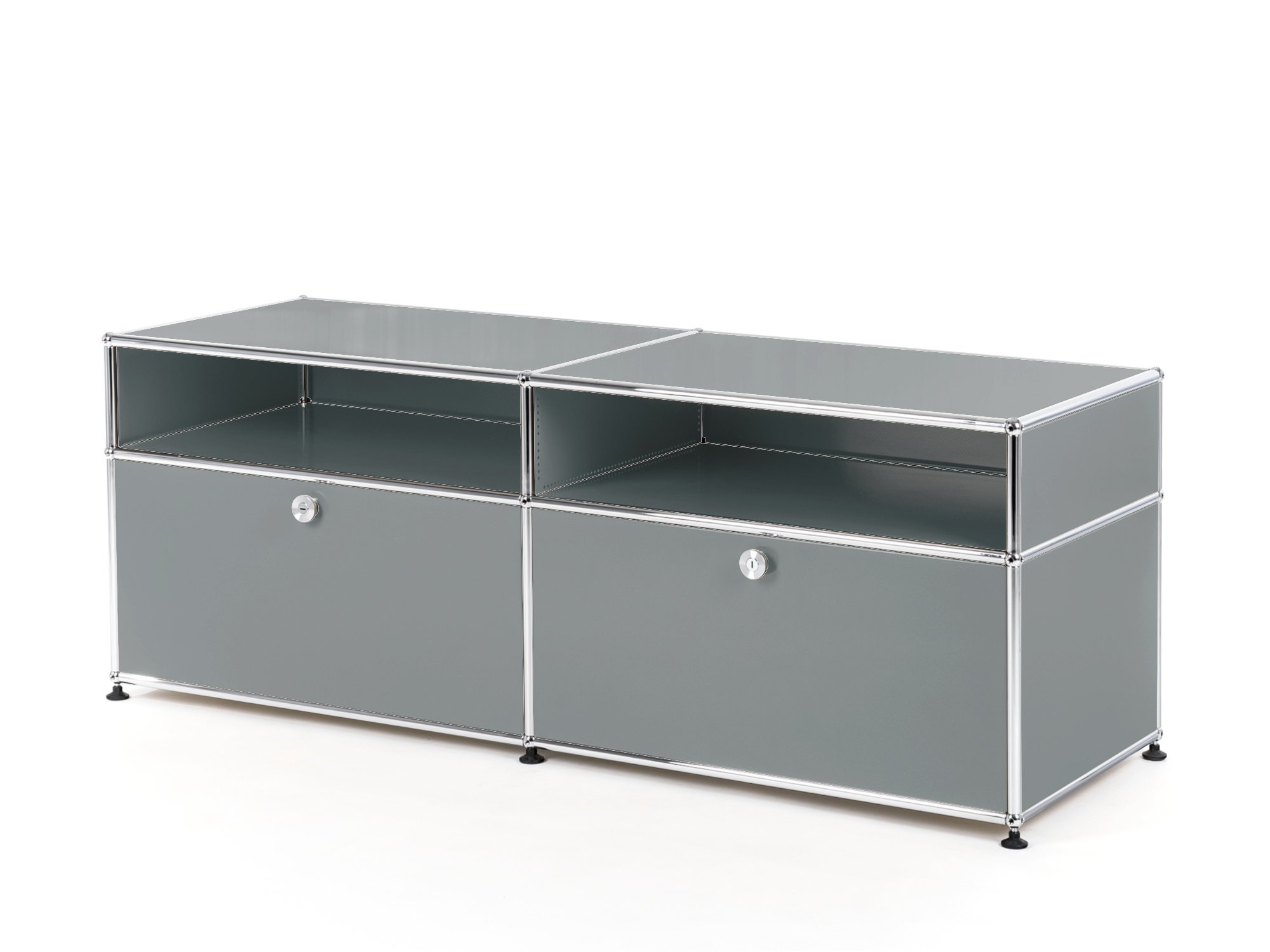 USM Haller 750×350mm punching panel グレー usm-haller-tablar-mit-