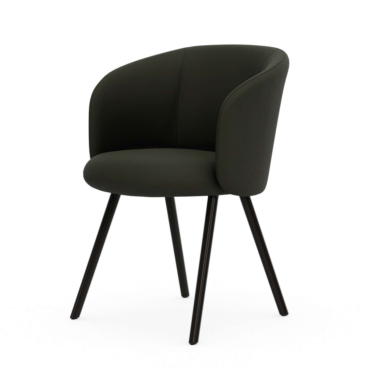 Mikado Armchair, Aluminium powder coated basic dark, Plano