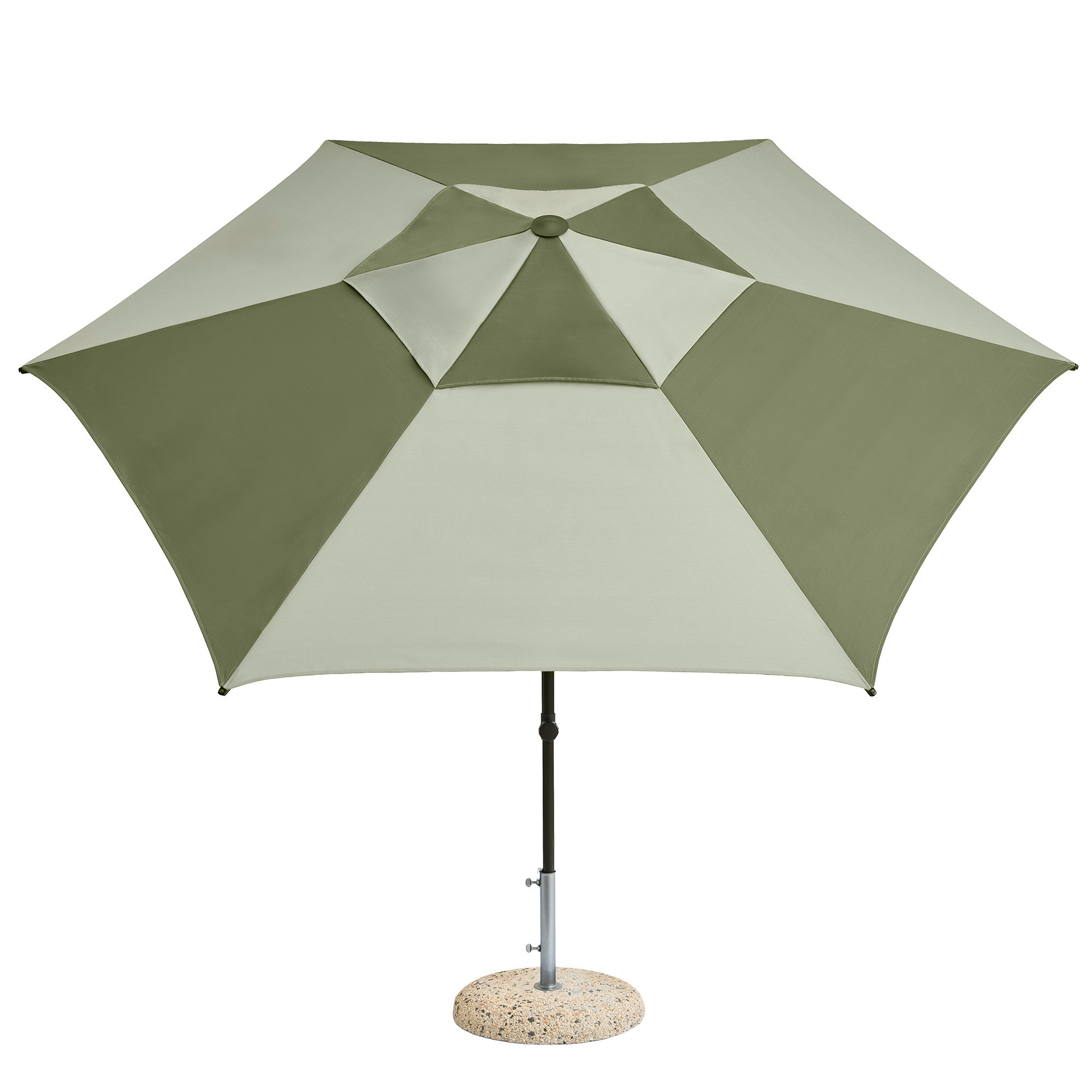 hexagon patio umbrella stand Two Color Custom Graphic and Frame Combo Black Top The Christopher Knight Home umbrella base ensures that your umbrella will remain securely intact with style and practicality Hexagon Umbrella Classic 8.5'