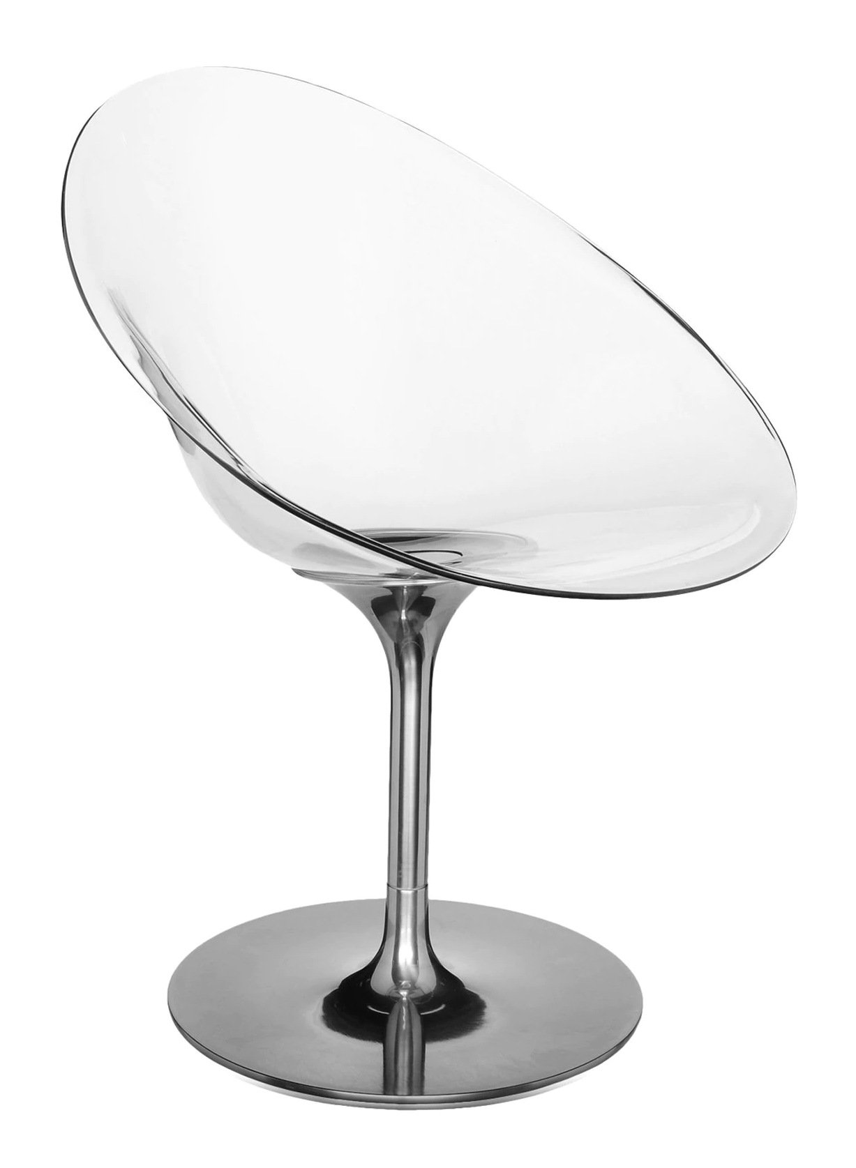 Ero|S| F Chair, Transparent, Clear glass | Kartell | Chairs