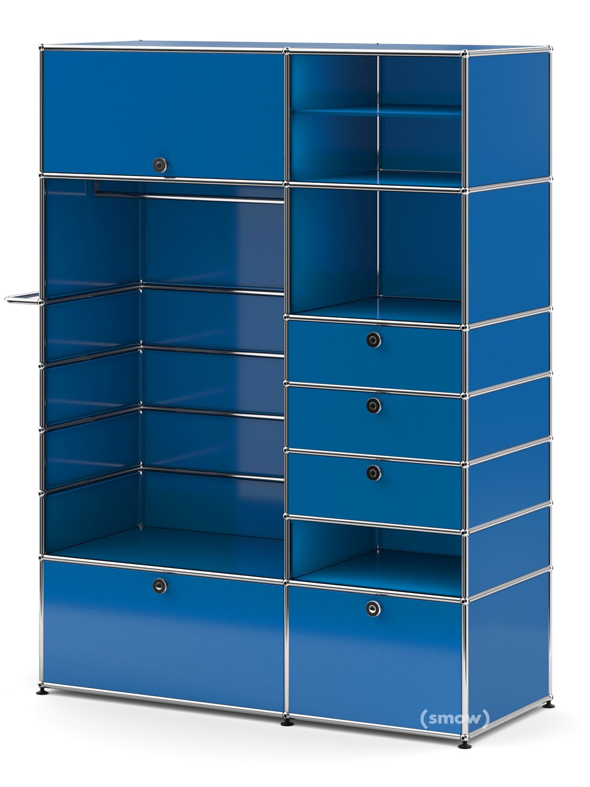 USM Haller Wardrobe Model 2, Gentian blue RAL 5010 | USM Haller