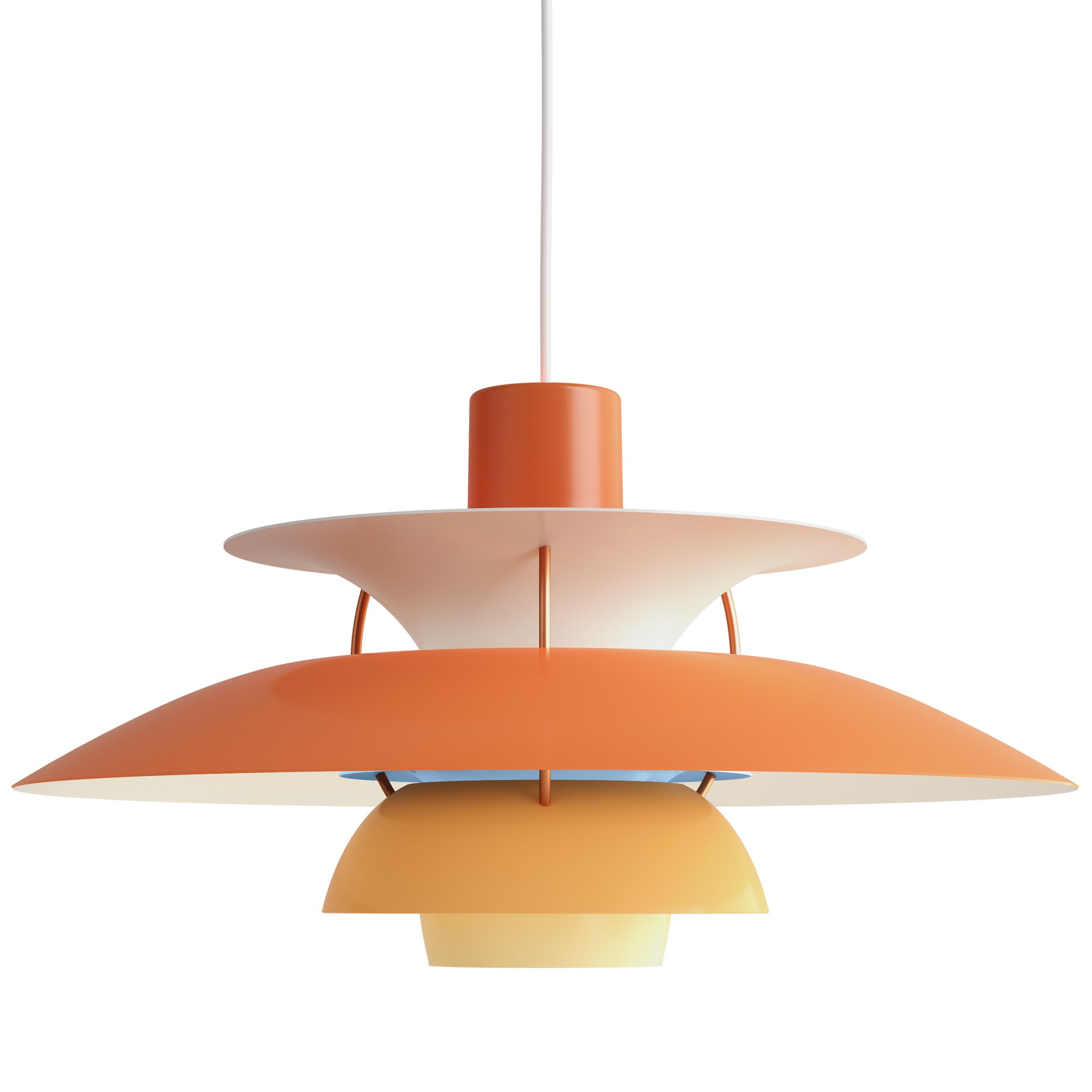 PH 5 Pendant Lamp, Hues of Orange | Louis Poulsen | Pendant Lights