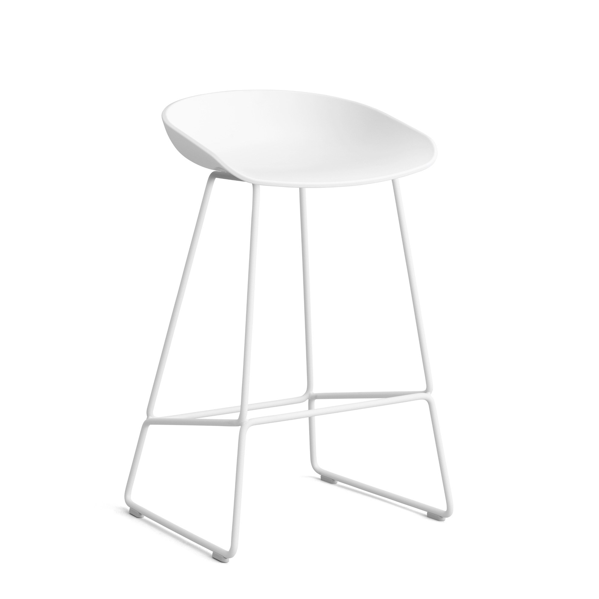 About A Stool AAS 38, Kitchen version: seat height 64 cm, Steel